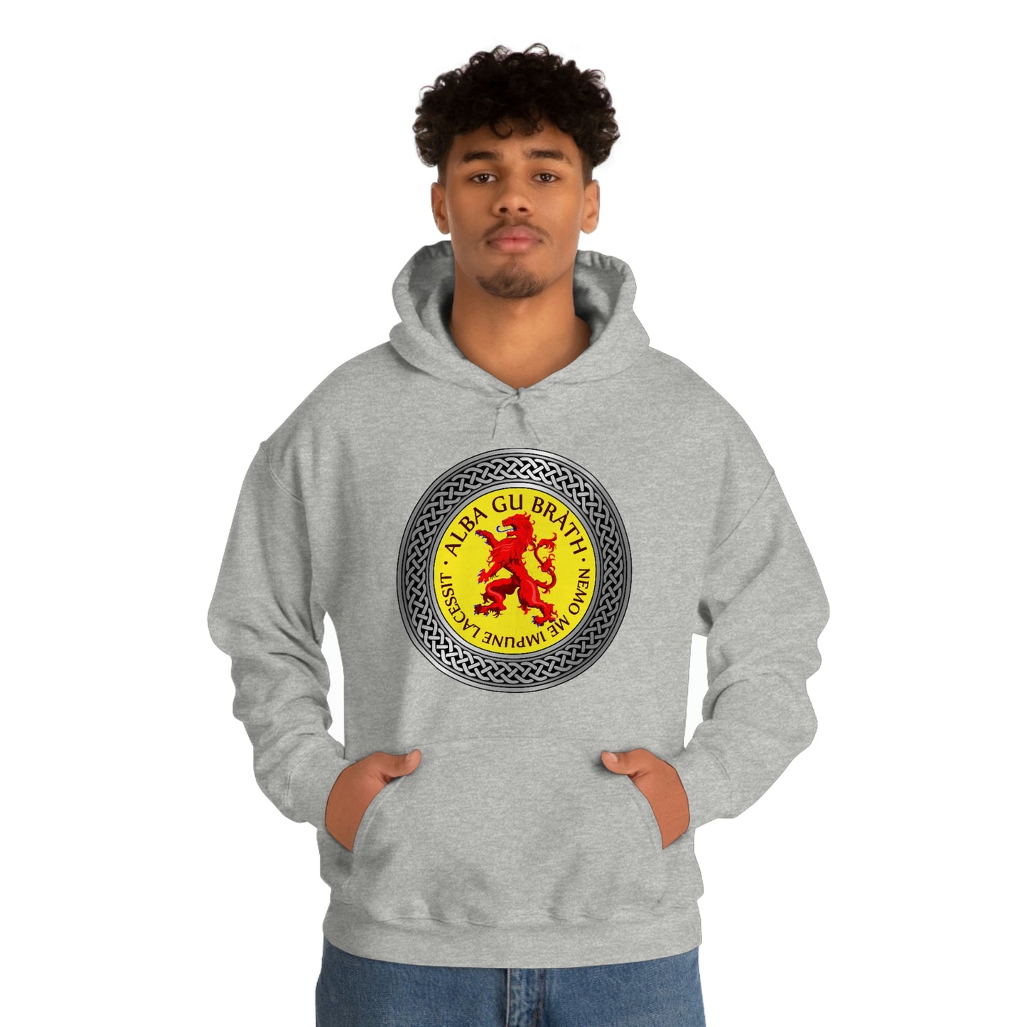 Alba Gu Brath Lion Rampant Knot Unisex Heavy Blend™ Hooded Sweatshirt