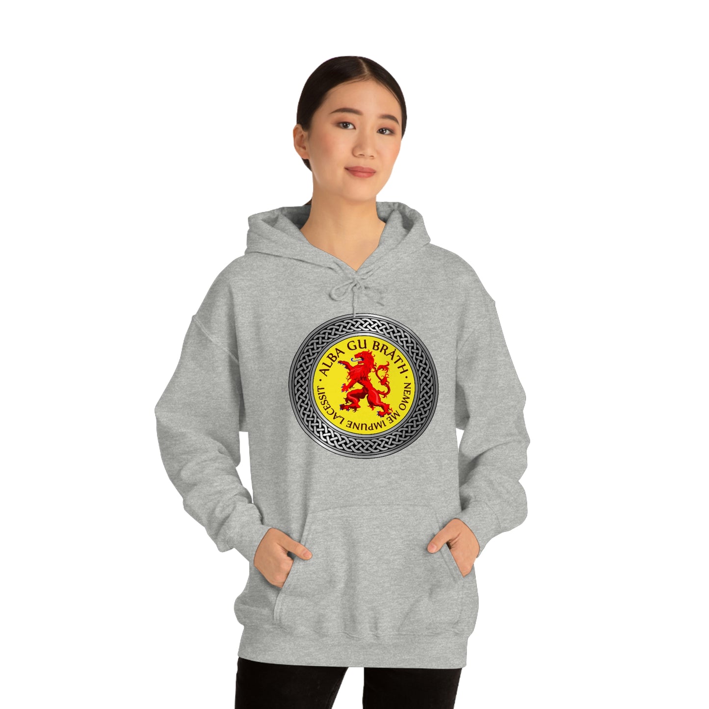 Alba Gu Brath Lion Rampant Knot Unisex Heavy Blend™ Hooded Sweatshirt