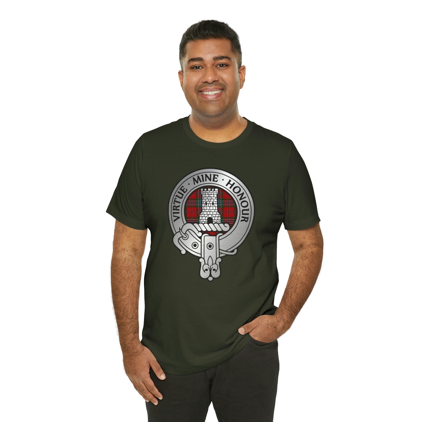 Clan MacLean Crest & Tartan | Unisex T-Shirt