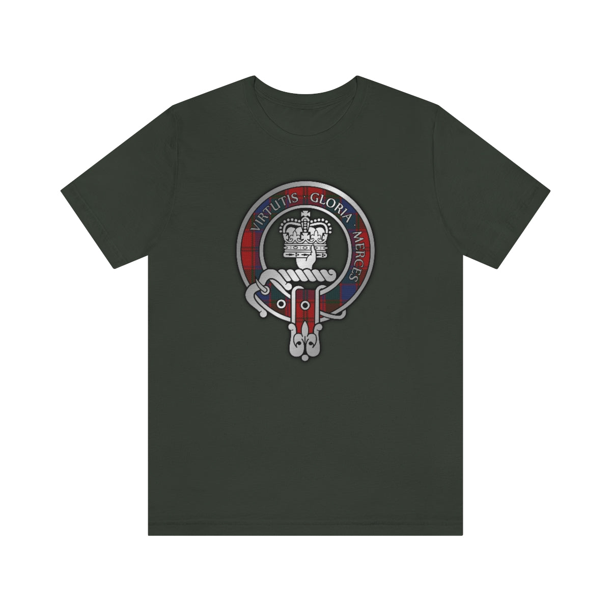 Clan Donnachaidh (Robertson) Tartan Crest T-Shirt