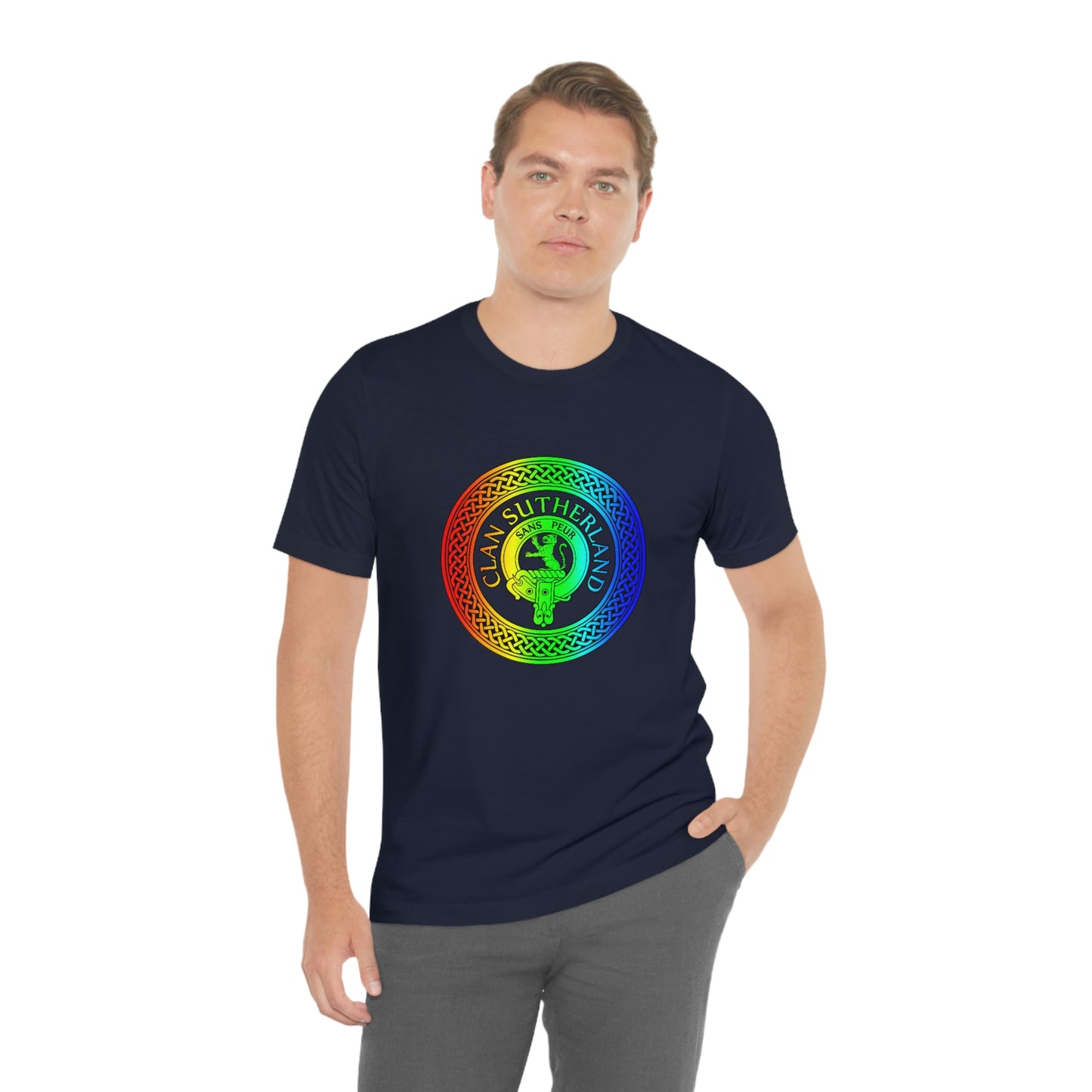 Clan Sutherland Rainbow Crest & Knot T-Shirt