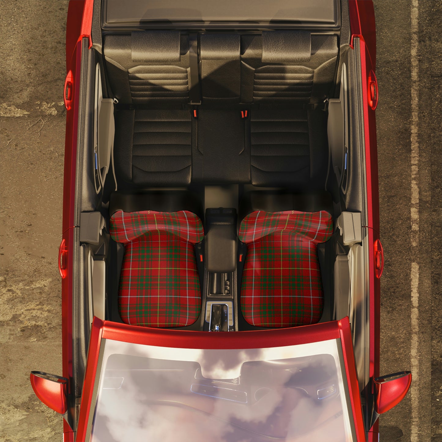 Clan Bruce Tartan Car Seat Covers