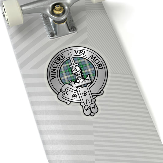 Clan MacDowall Crest & Tartan Kiss-Cut Stickers