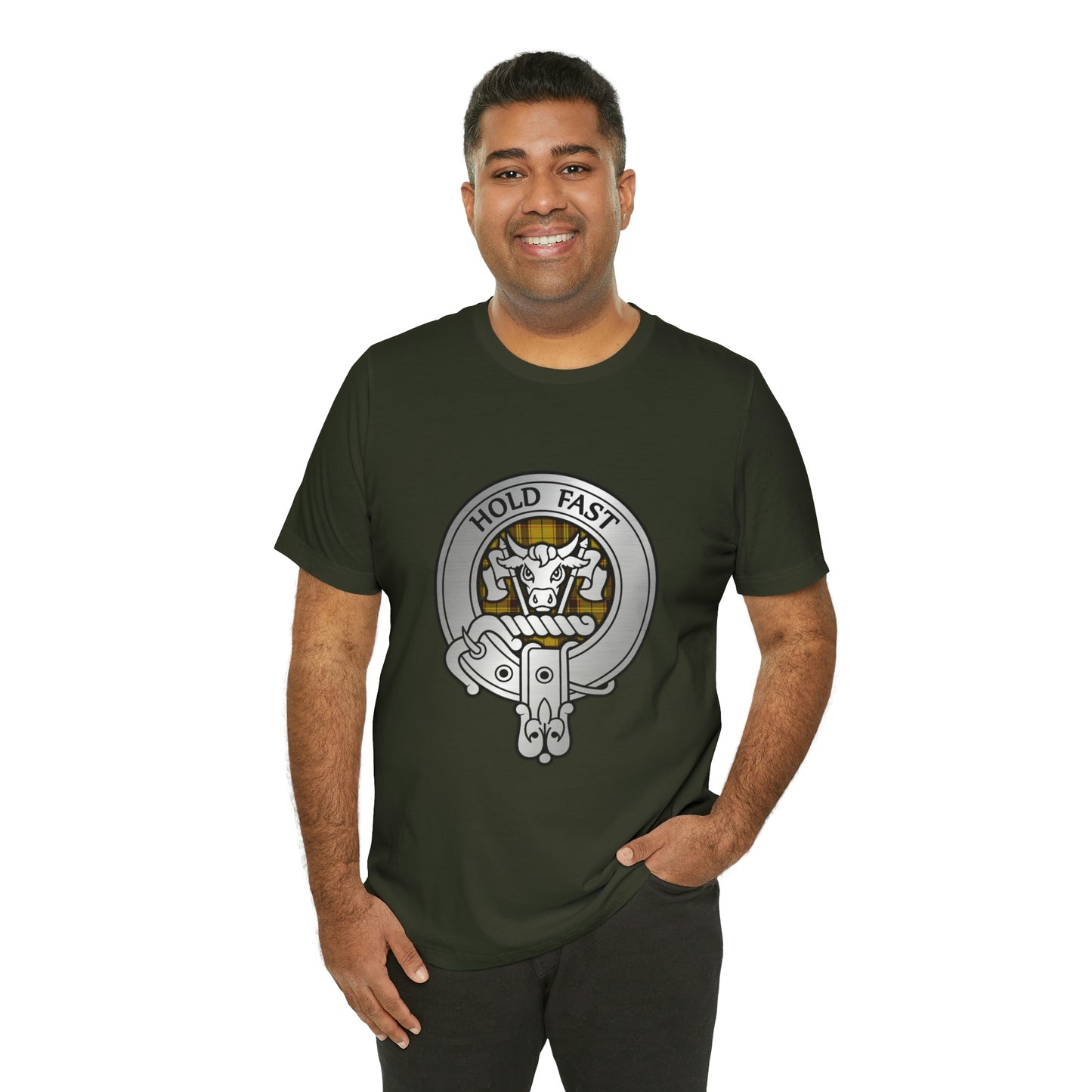 Clan MacLeod Crest & Tartan | Unisex T-Shirt