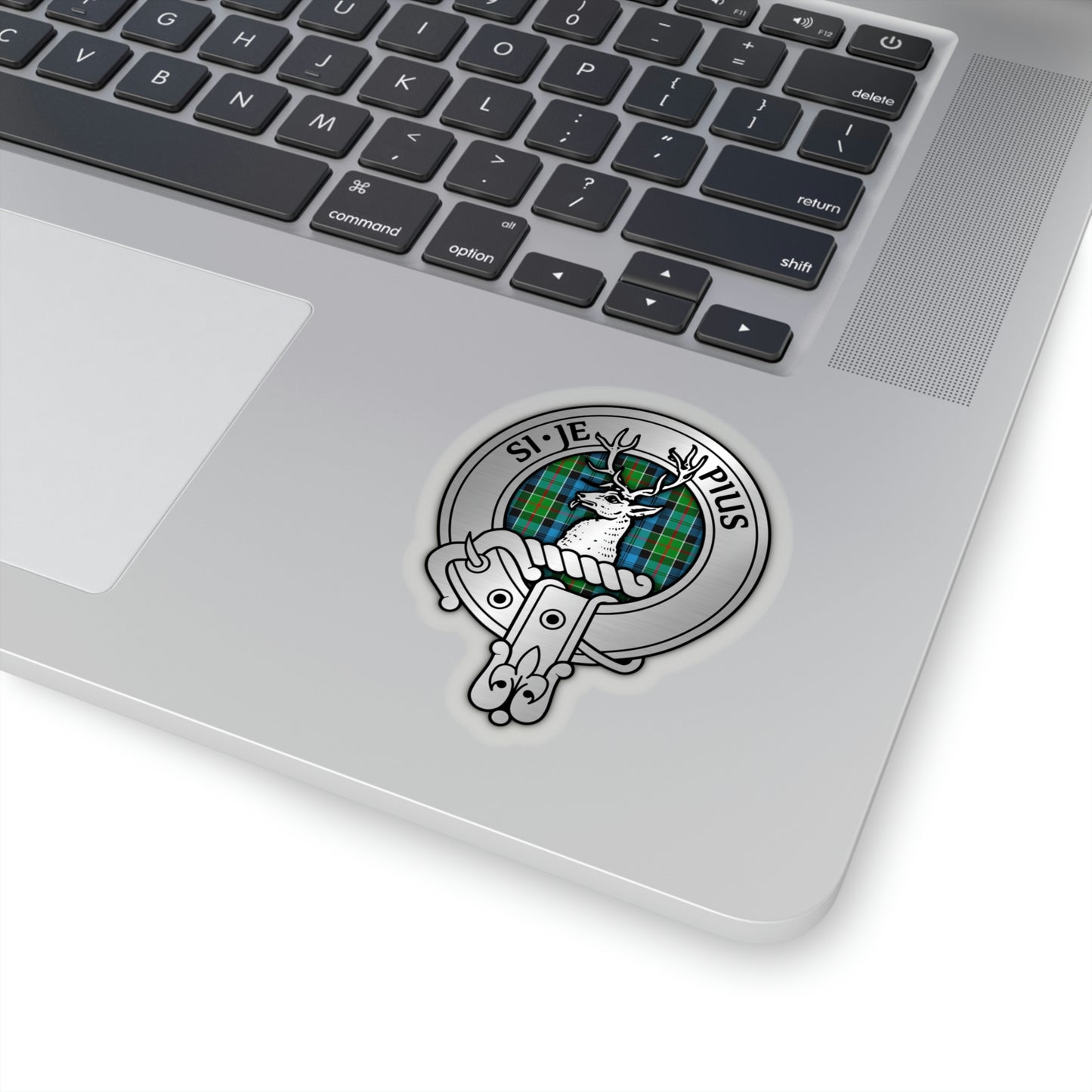 Clan Colquhoun Crest & Tartan Kiss-Cut Stickers