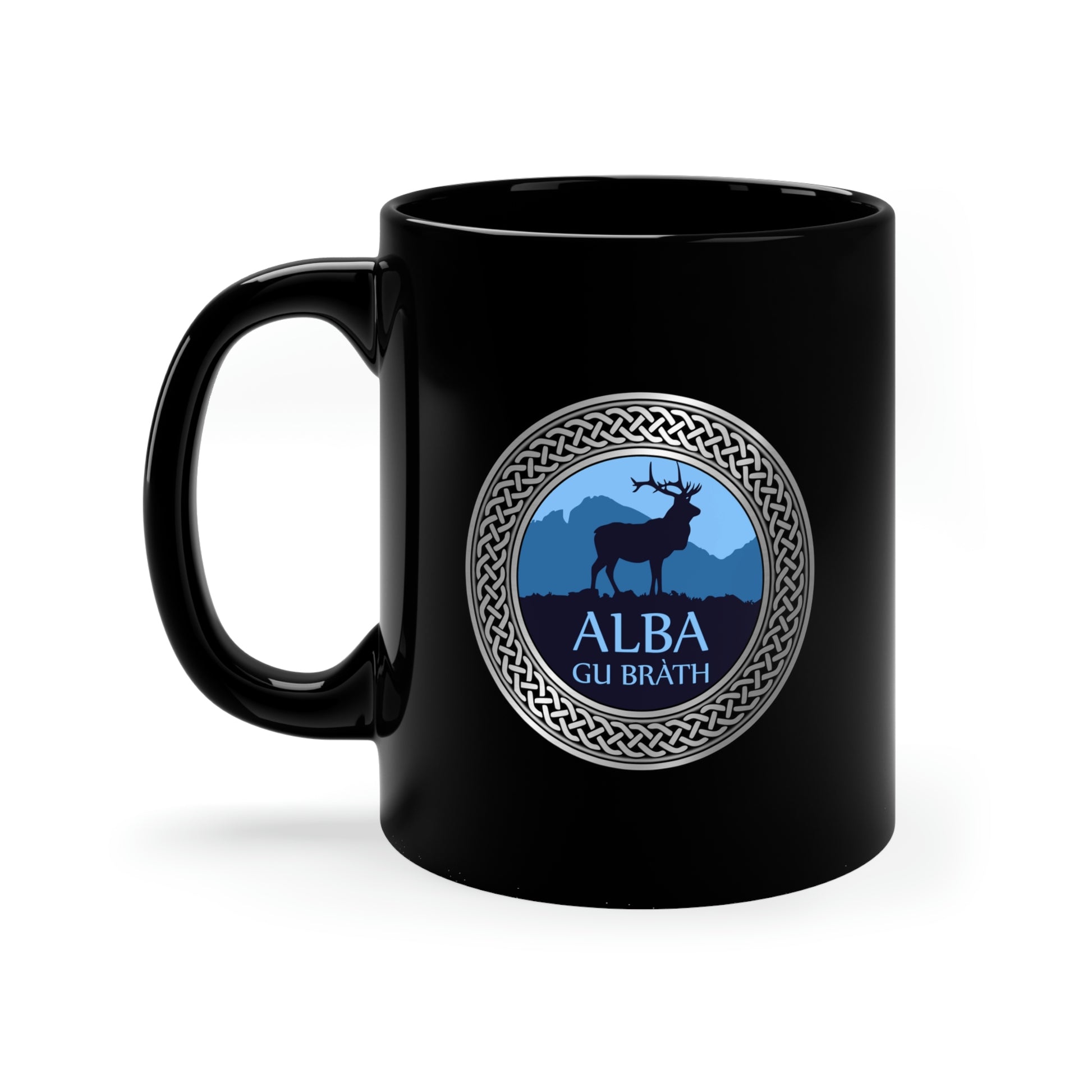 Alba Gu Brath 11oz Black Mug