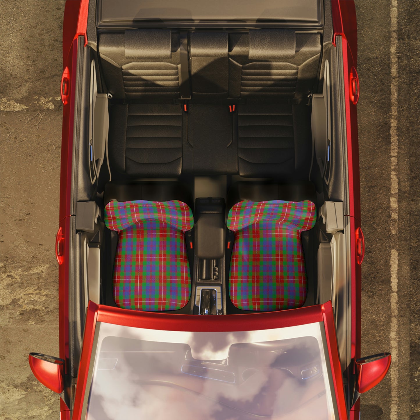 Clan Fraser Tartan Car Seat Covers