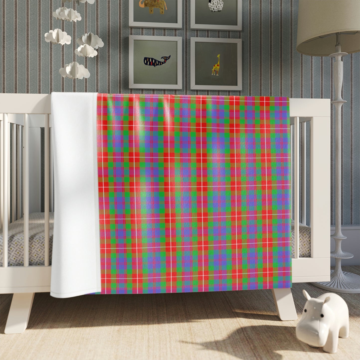 Clan Fraser Tartan Throw Blanket