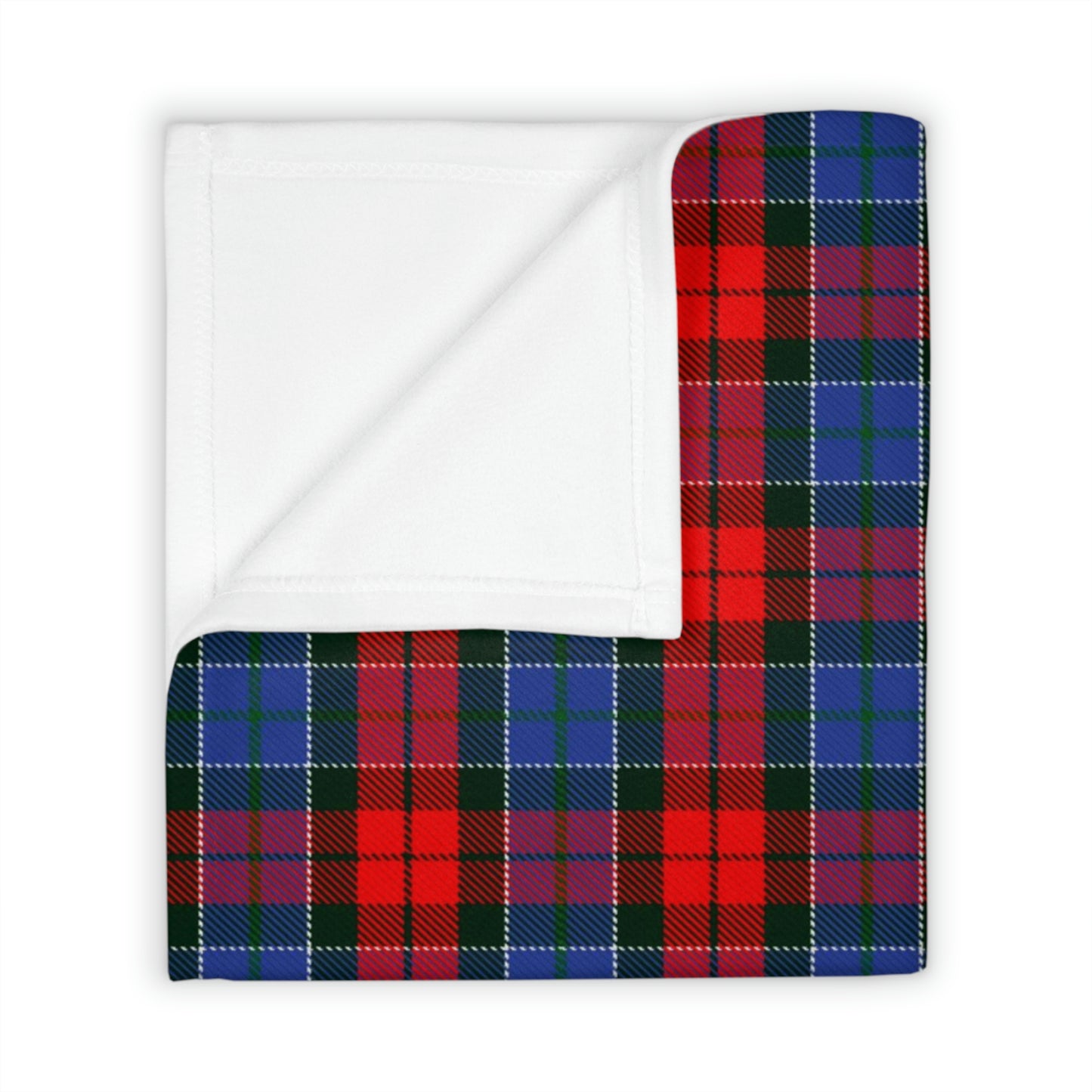 Clan Paterson Red Tartan Throw Blanket