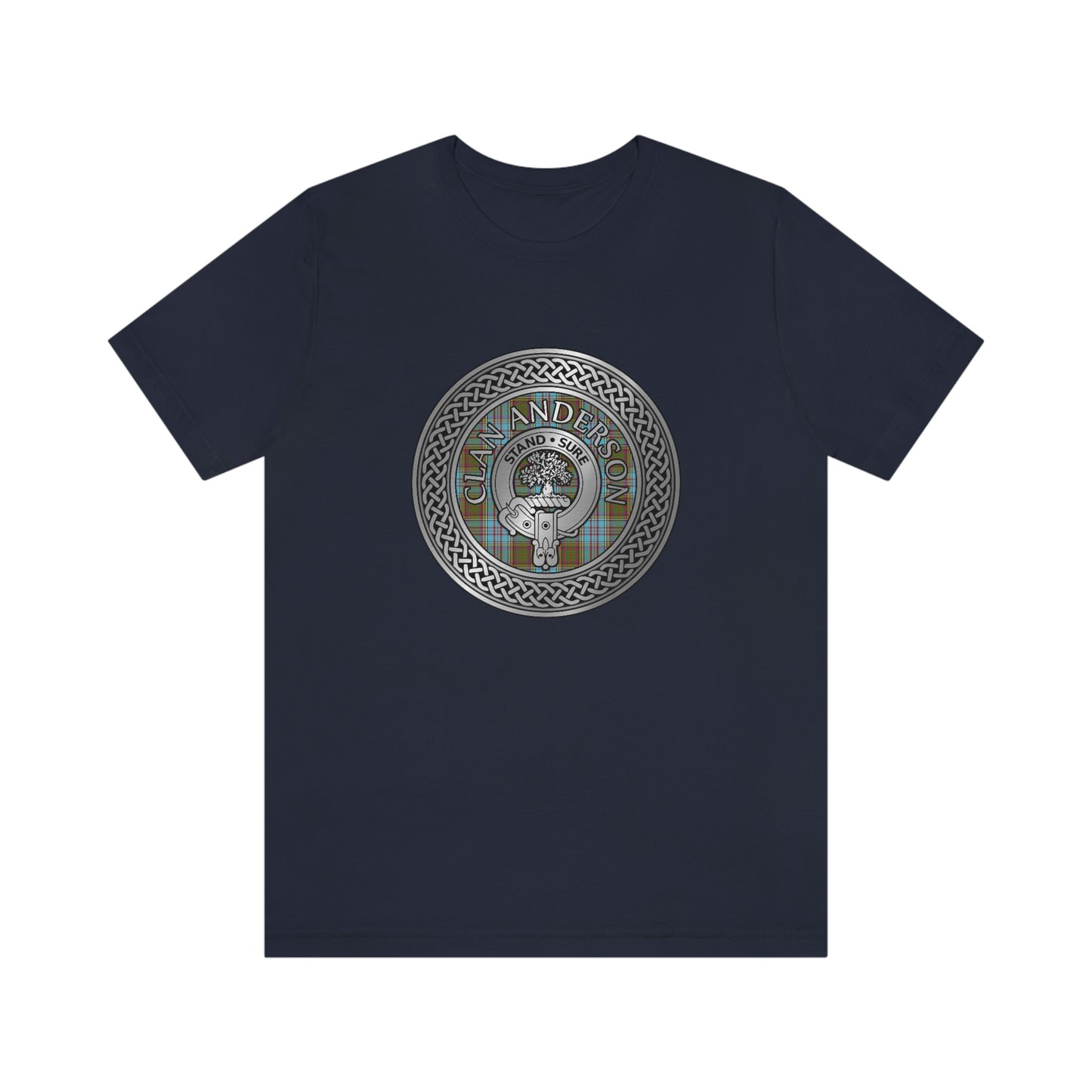 Clan Anderson Crest & Tartan Knot T-Shirt