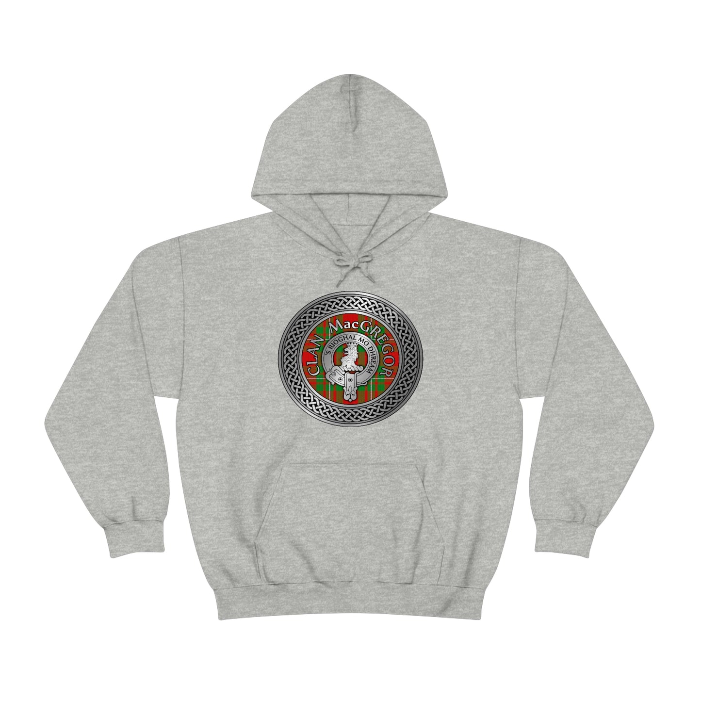 Clan MacGregor Crest & Tartan Unisex Heavy Blend™ Hooded Sweatshirt