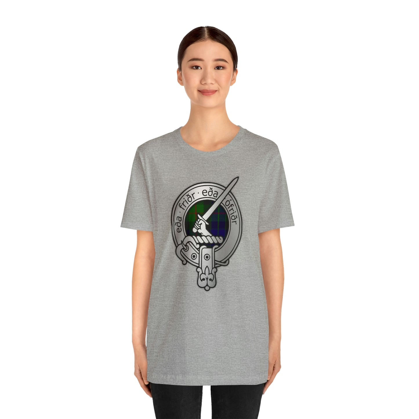 Clan Gunn Crest & Tartan | Unisex T-Shirt