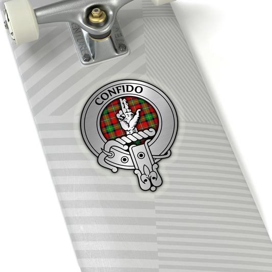 Clan Boyd Crest & Tartan Kiss-Cut Stickers