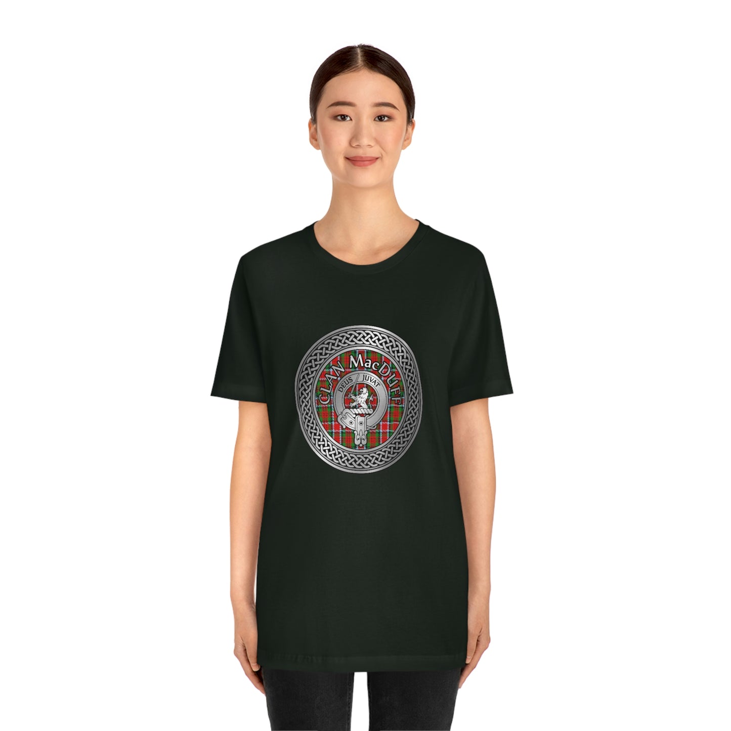 Clan MacDuff Crest & Tartan Knot T-Shirt