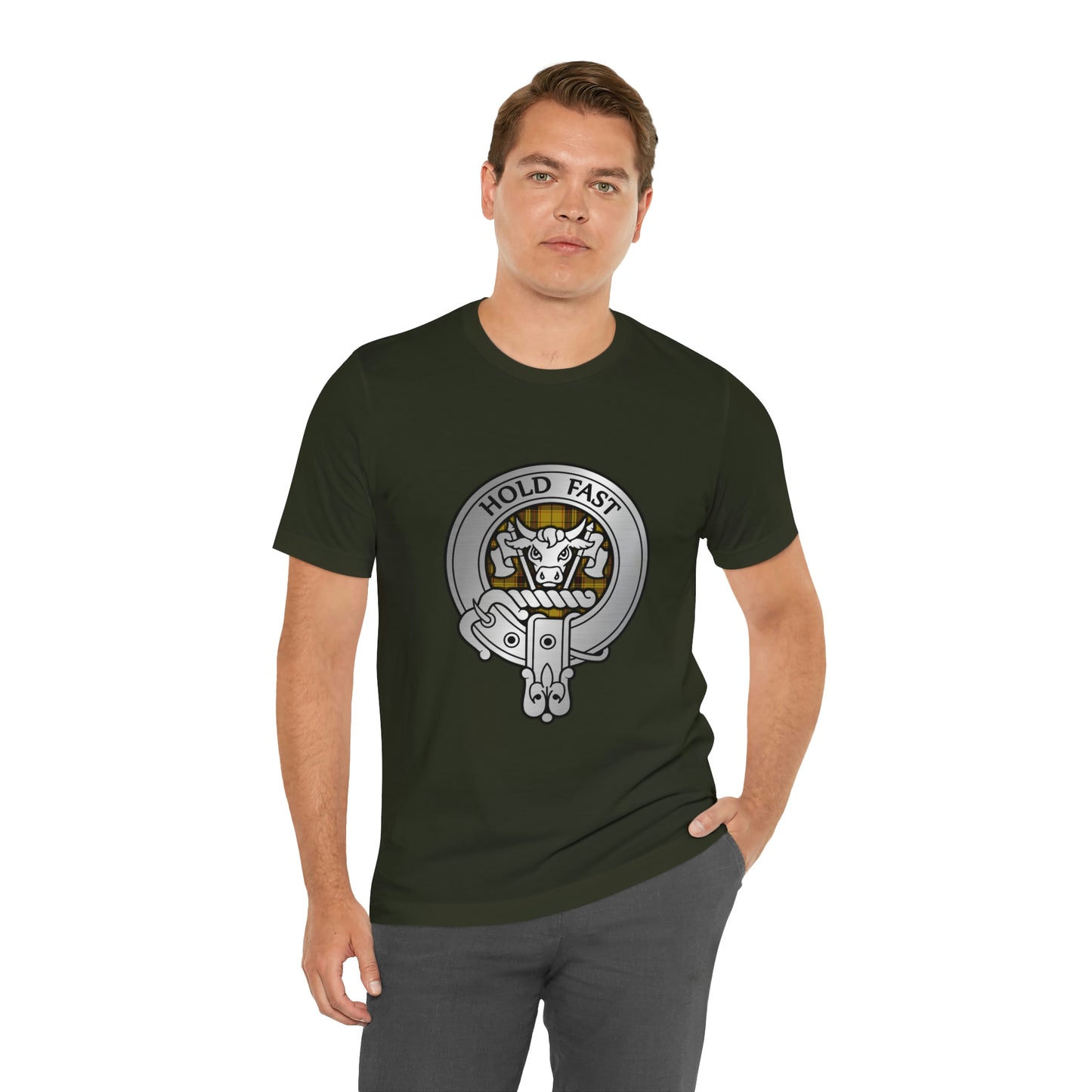 Clan MacLeod Crest & Tartan | Unisex T-Shirt