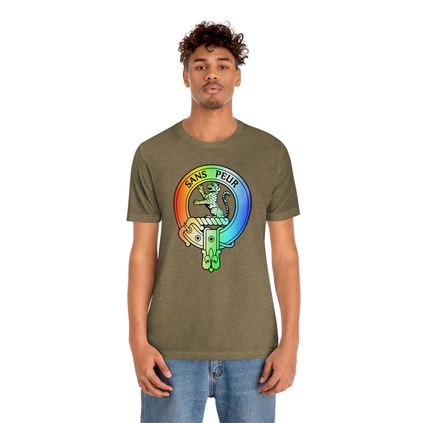 Clan Sutherland Rainbow Crest T-Shirt