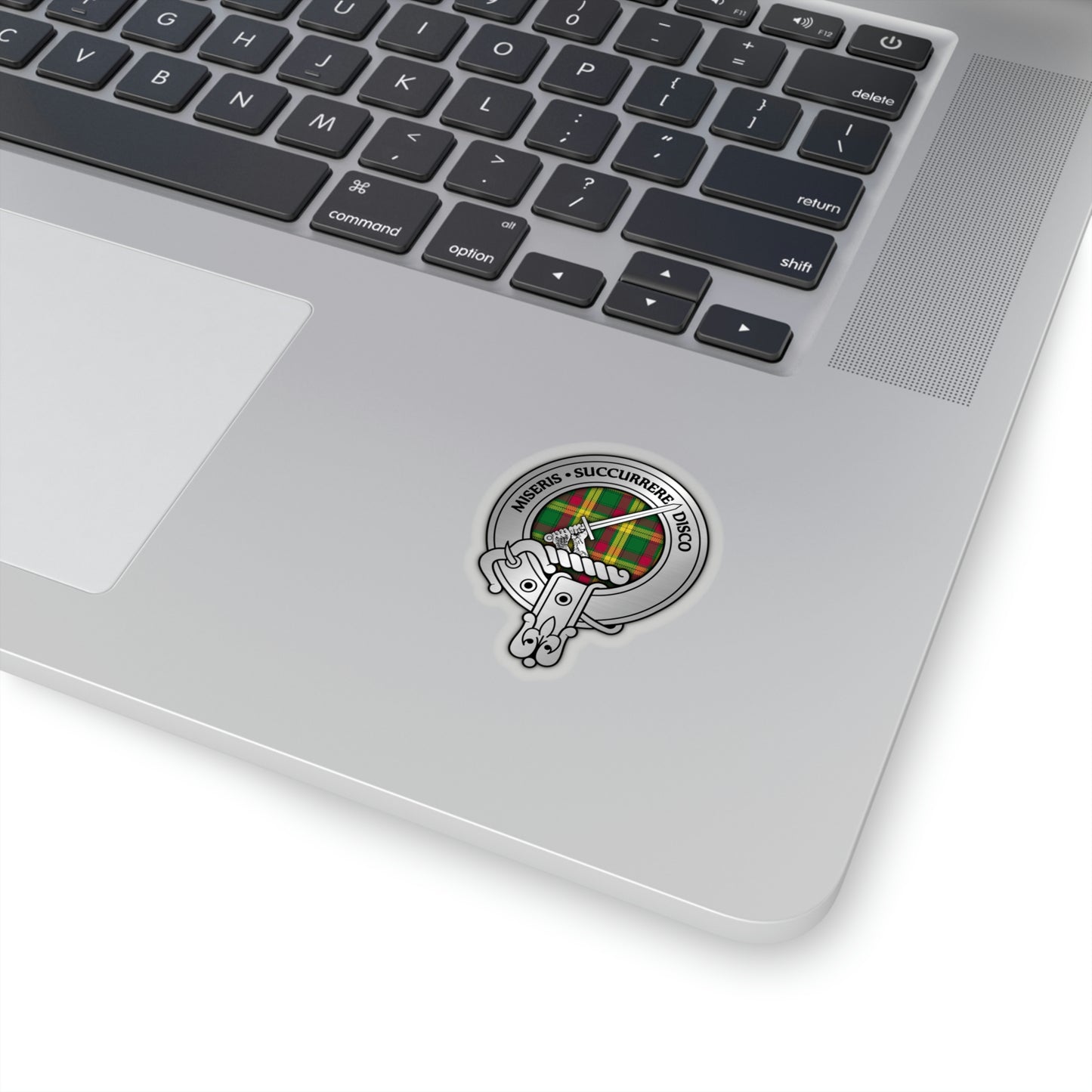 Clan MacMillan Crest & Tartan Kiss-Cut Stickers