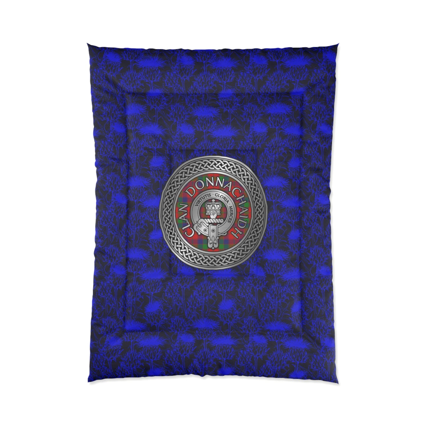 Clan Donnachaidh (Robertson) Crest & Tartan Comforter