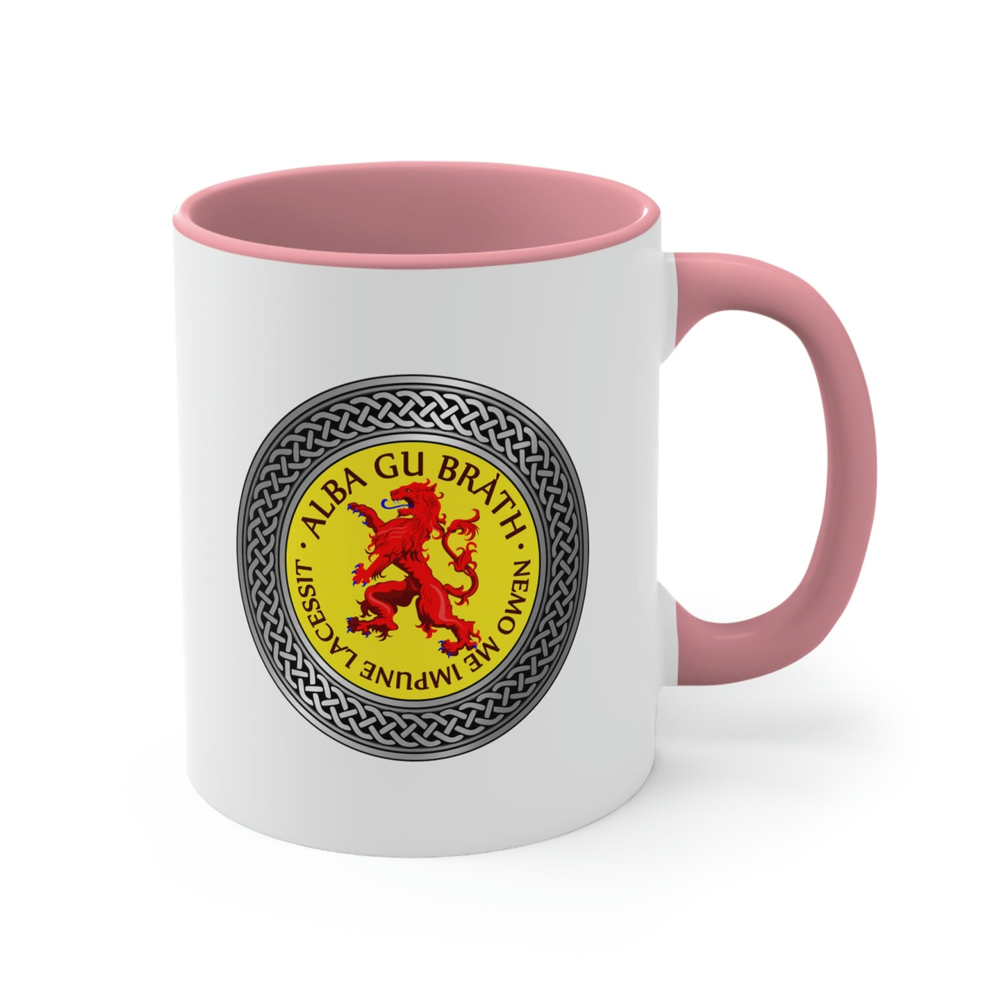 Alba Gu Brath Lion Rampant Knot Accent Coffee Mug, 11oz