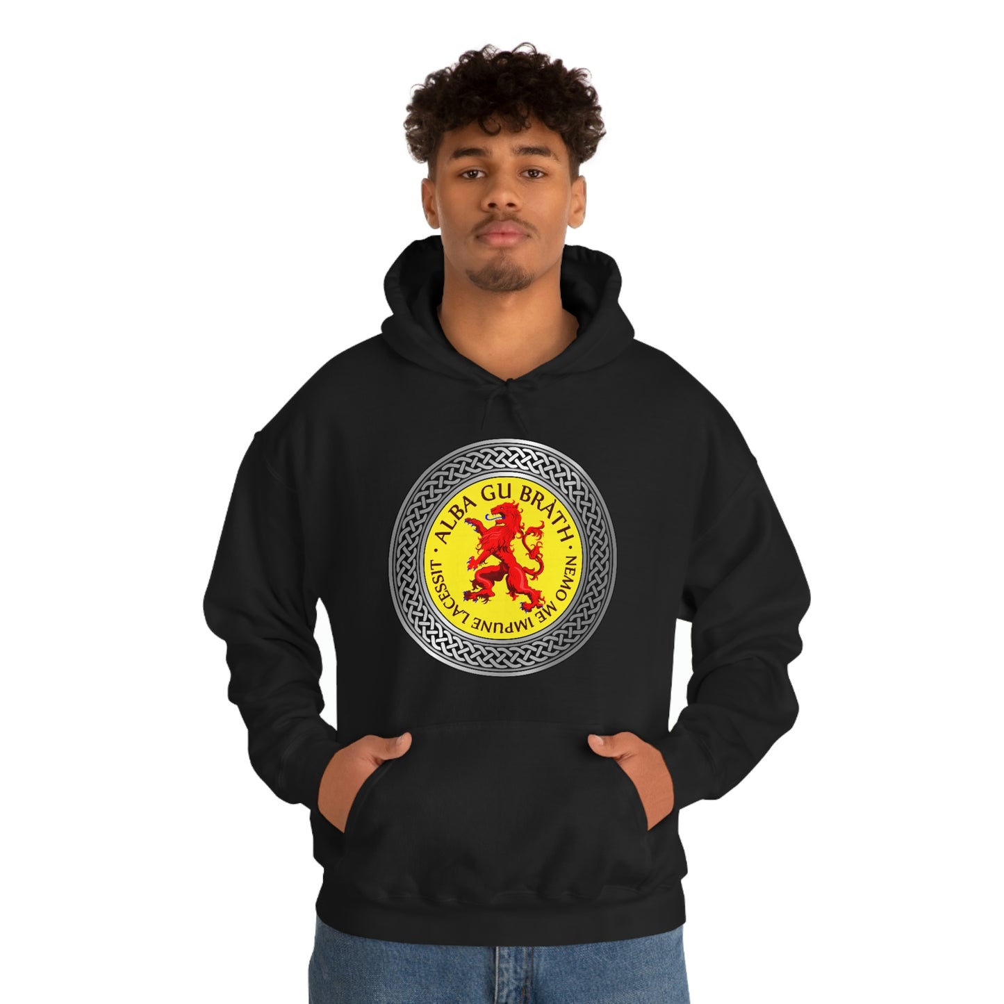 Alba Gu Brath Lion Rampant Knot Unisex Heavy Blend™ Hooded Sweatshirt