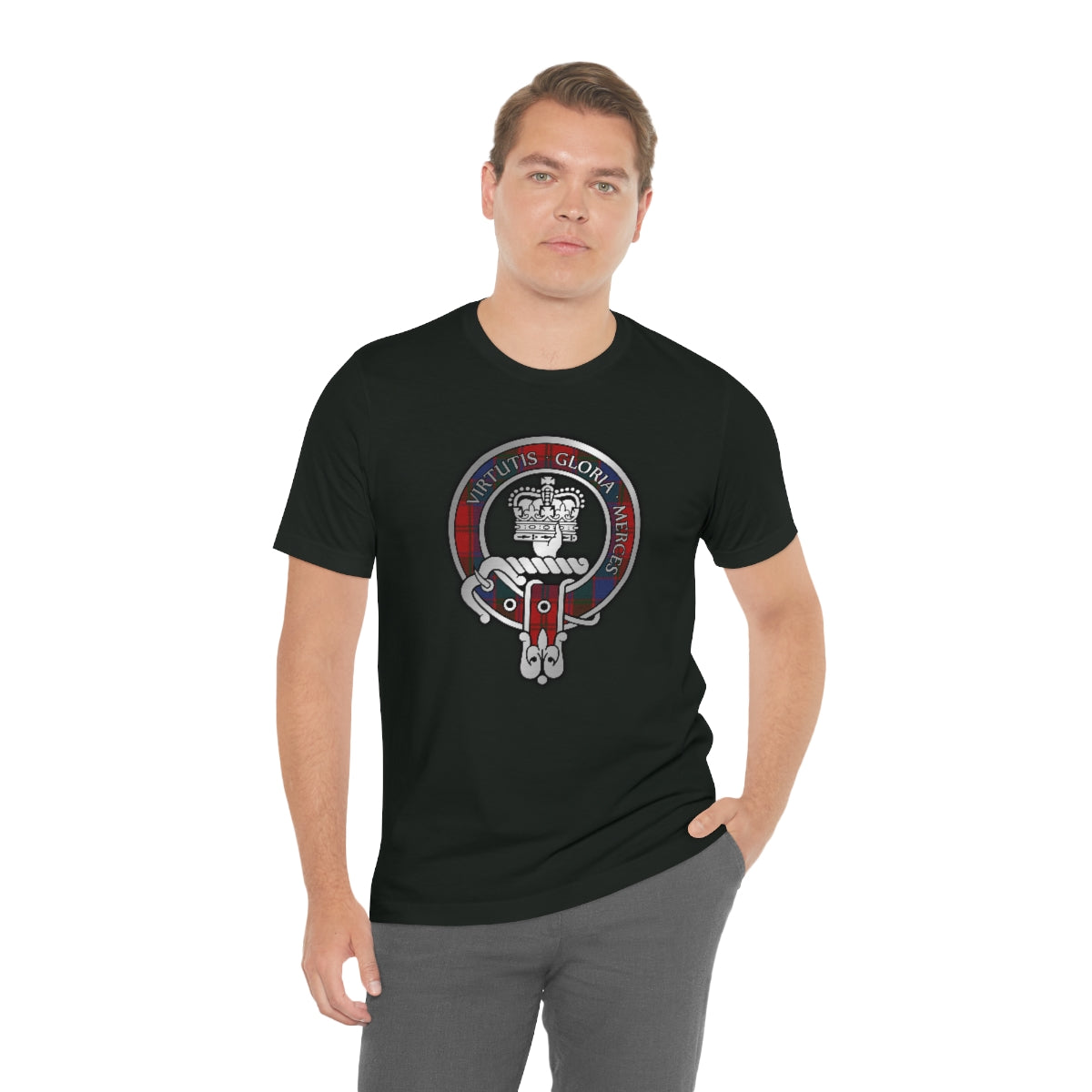 Clan Donnachaidh (Robertson) Tartan Crest T-Shirt