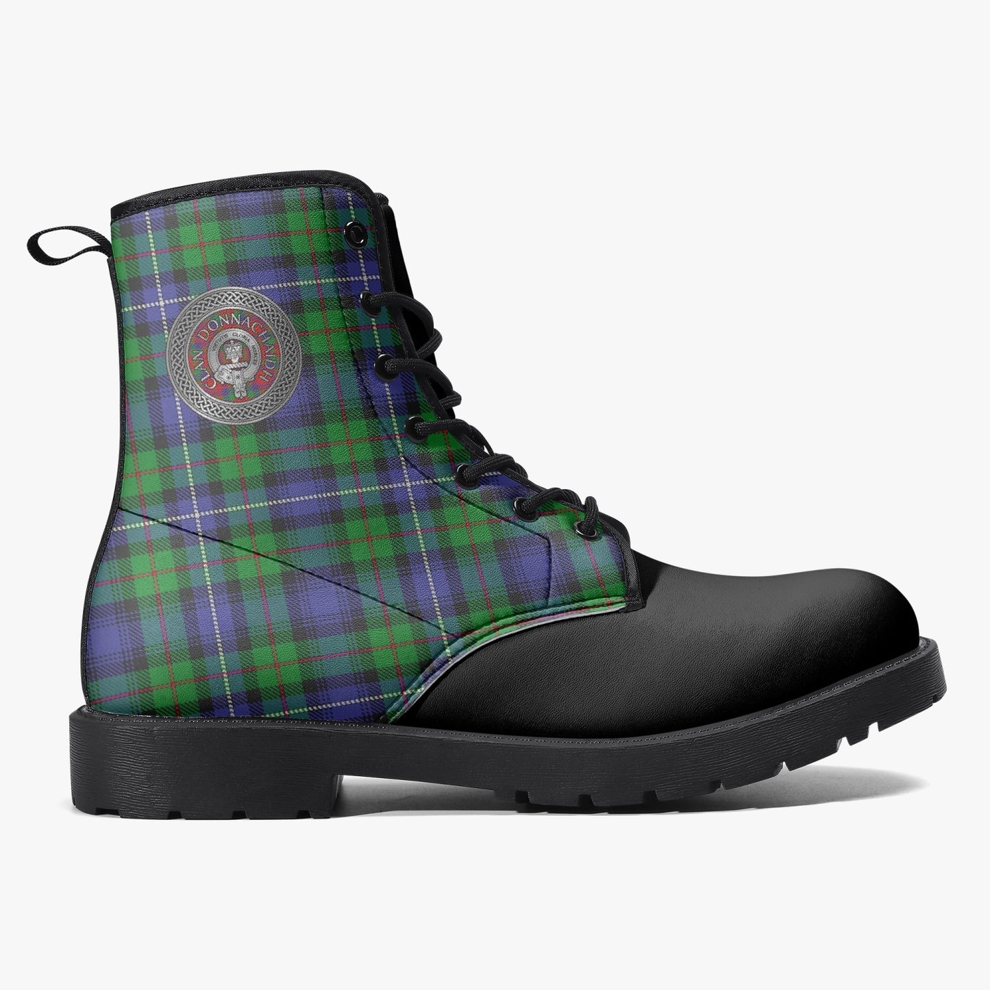 Clan Donnachaidh (Robertson) Crest & Hunting Tartan Boots