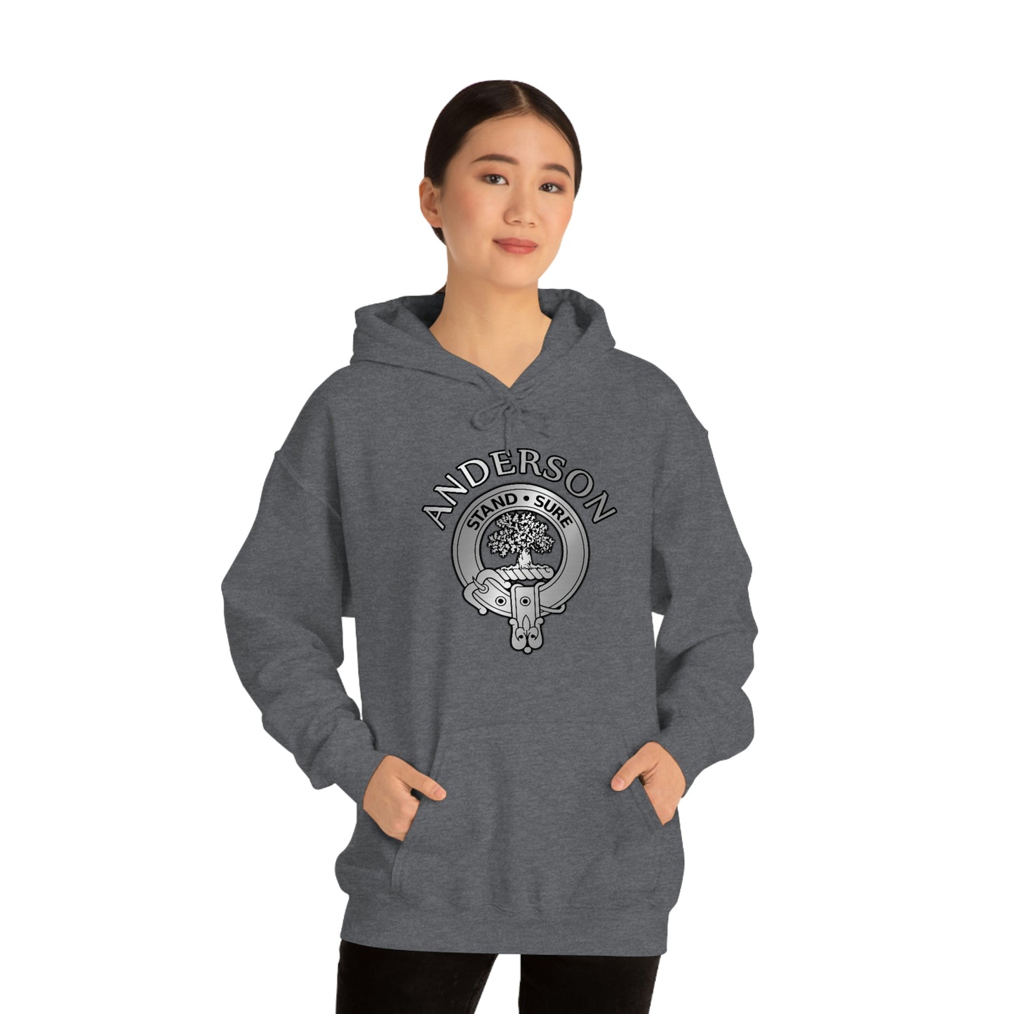 Clan Anderson Crest Unisex Heavy Blend™ Hooded Sweatshirt