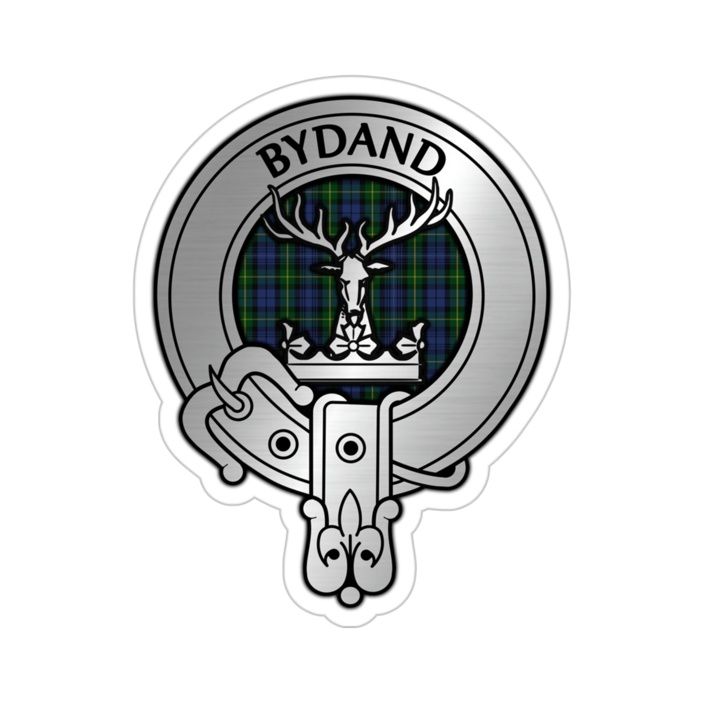 Clan Gordon Crest & Tartan Kiss-Cut Stickers