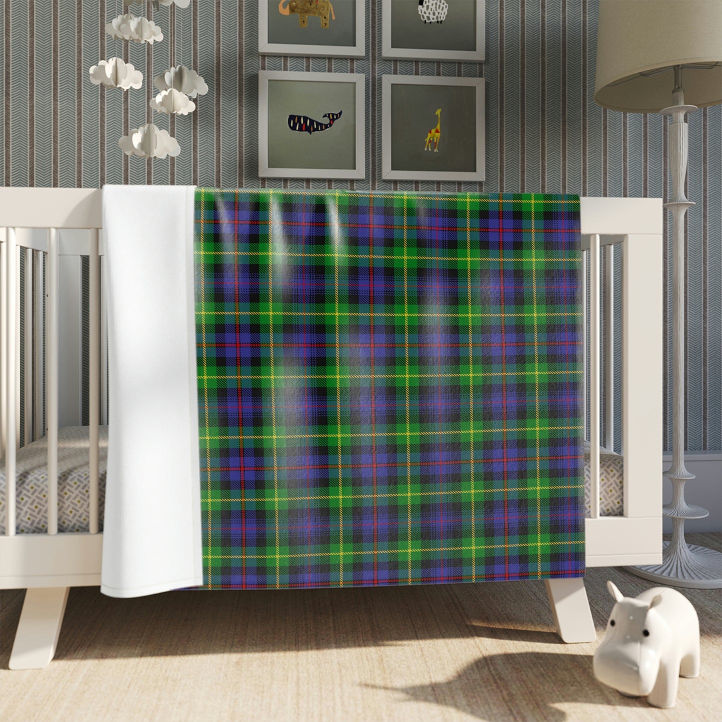 Clan Farquharson Tartan Throw Blanket