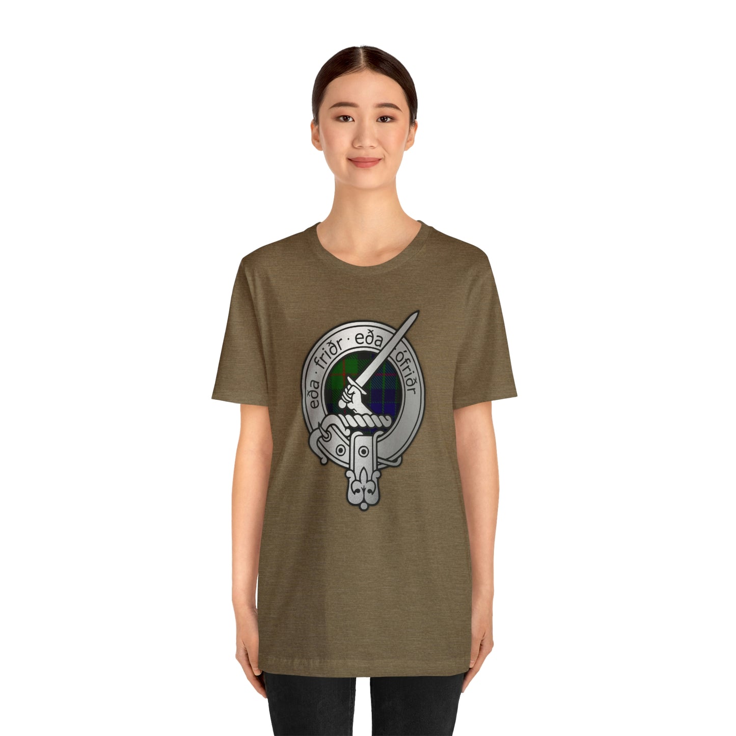 Clan Gunn Crest & Tartan | Unisex T-Shirt