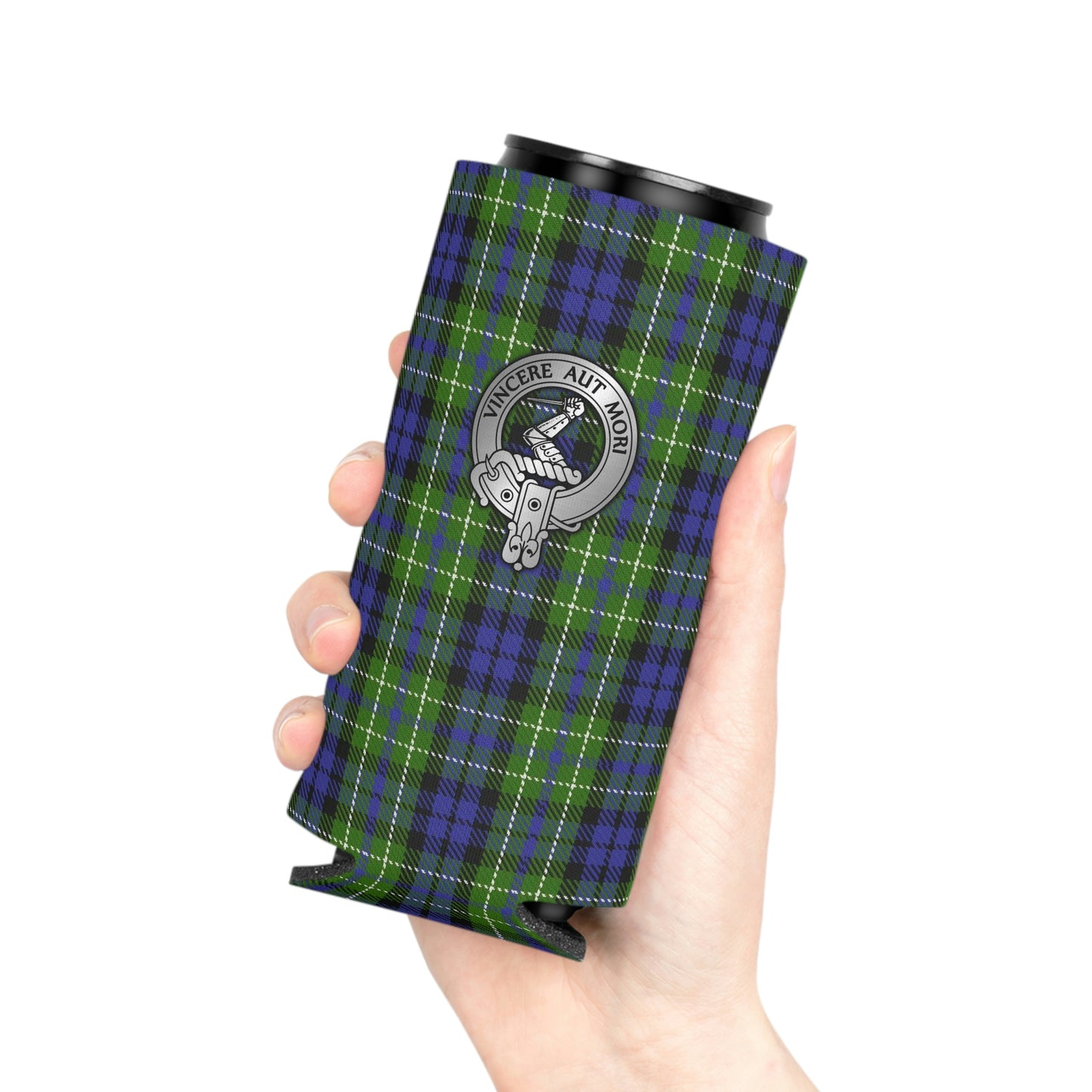 Clan MacNeill of Gigha Crest & Tartan Can Cooler