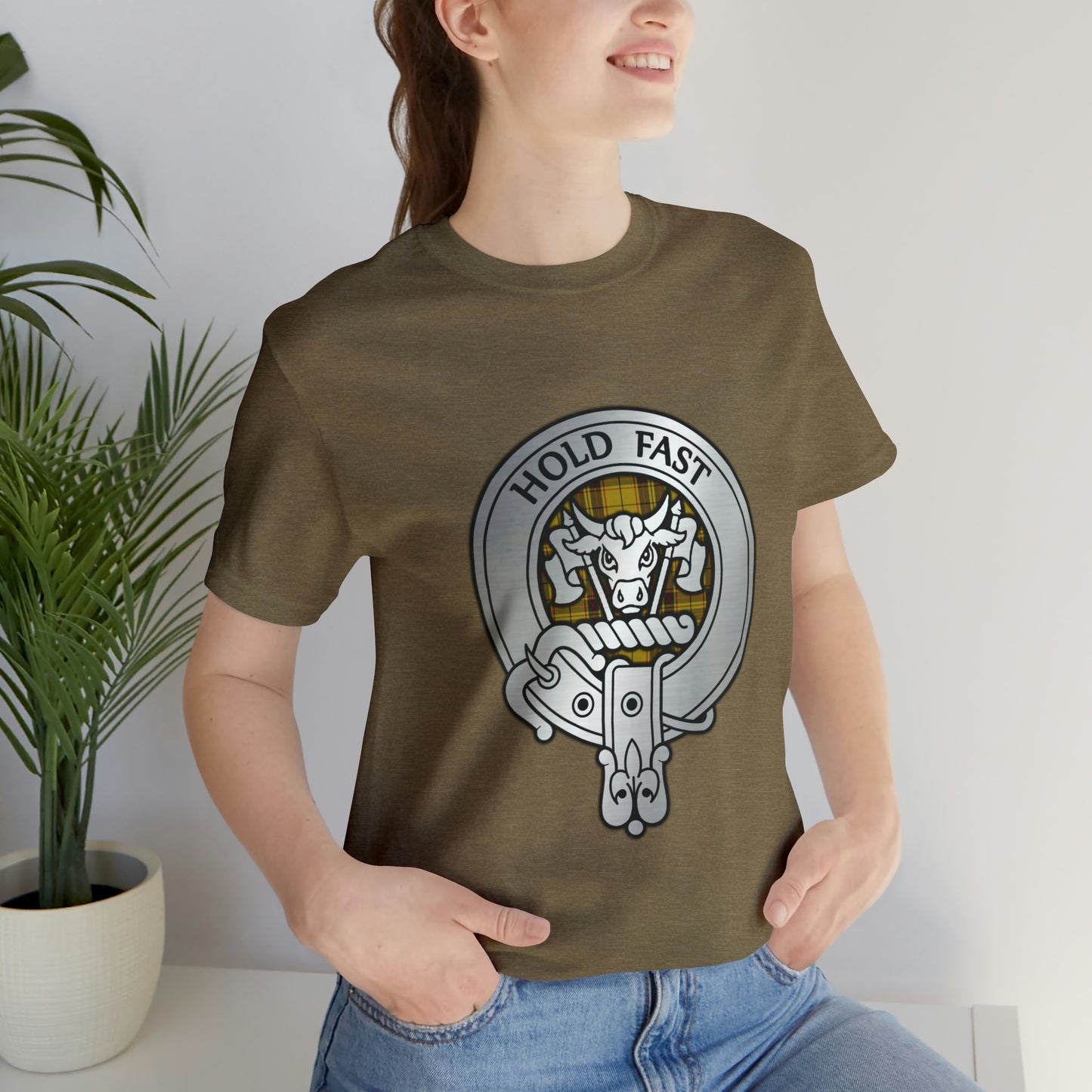 Clan MacLeod Crest & Tartan | Unisex T-Shirt