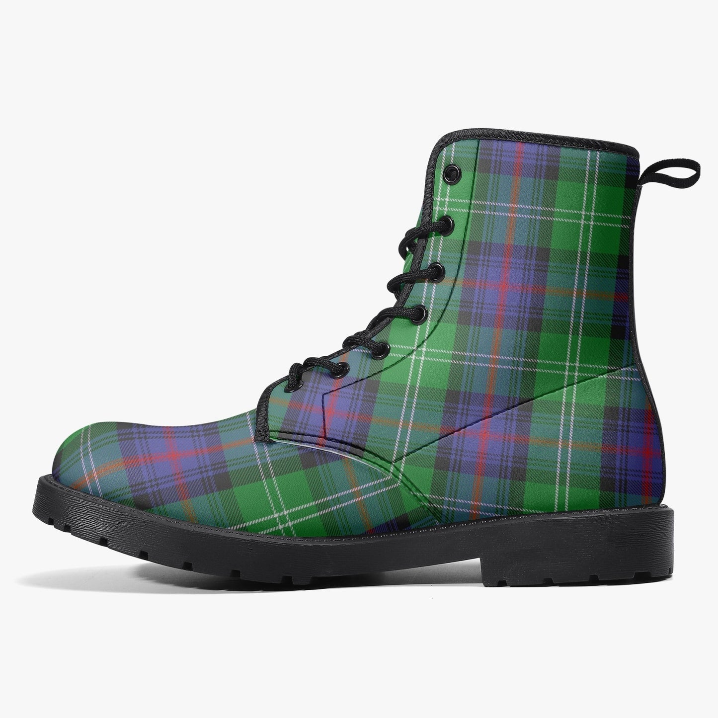 Clan Sutherland Tartan Leather Boots