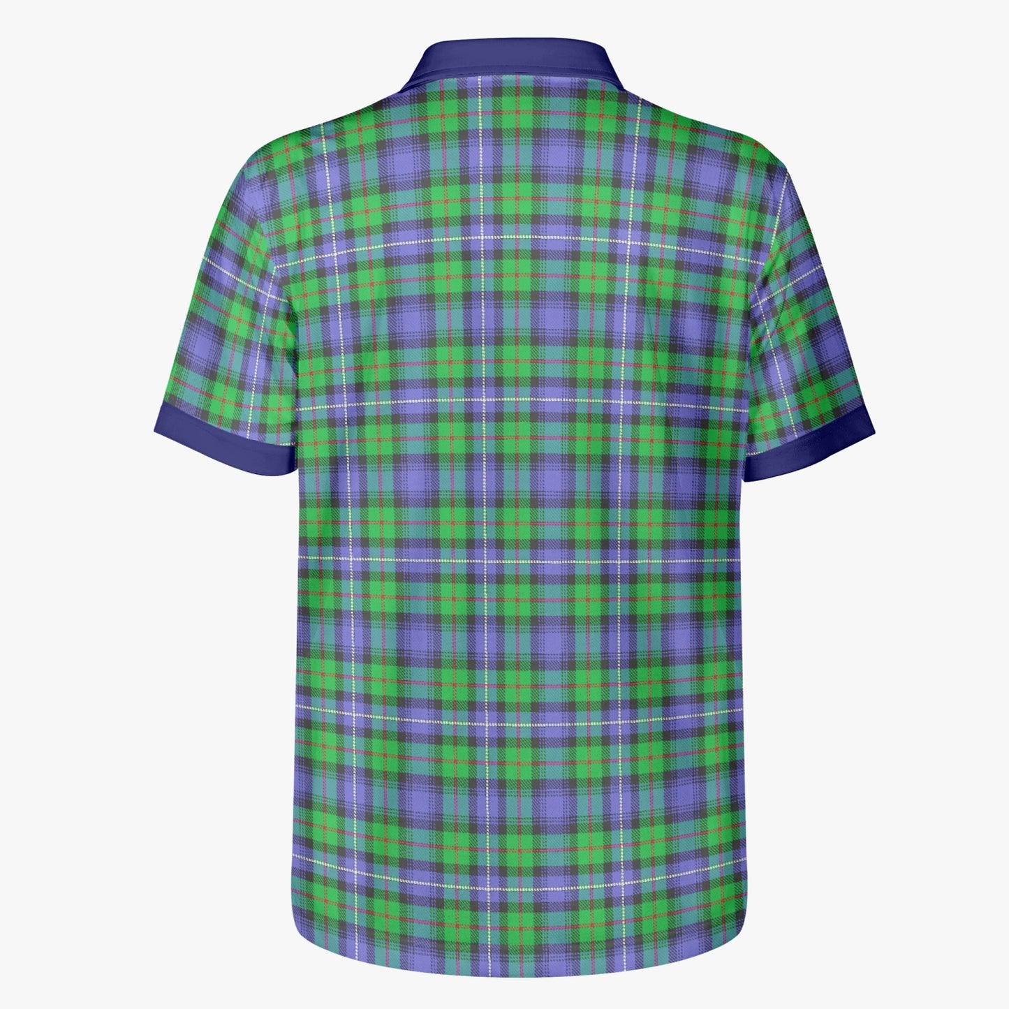 Clan Donnachaidh Hunting Tartan & Crest AOP Men Polo Shirt