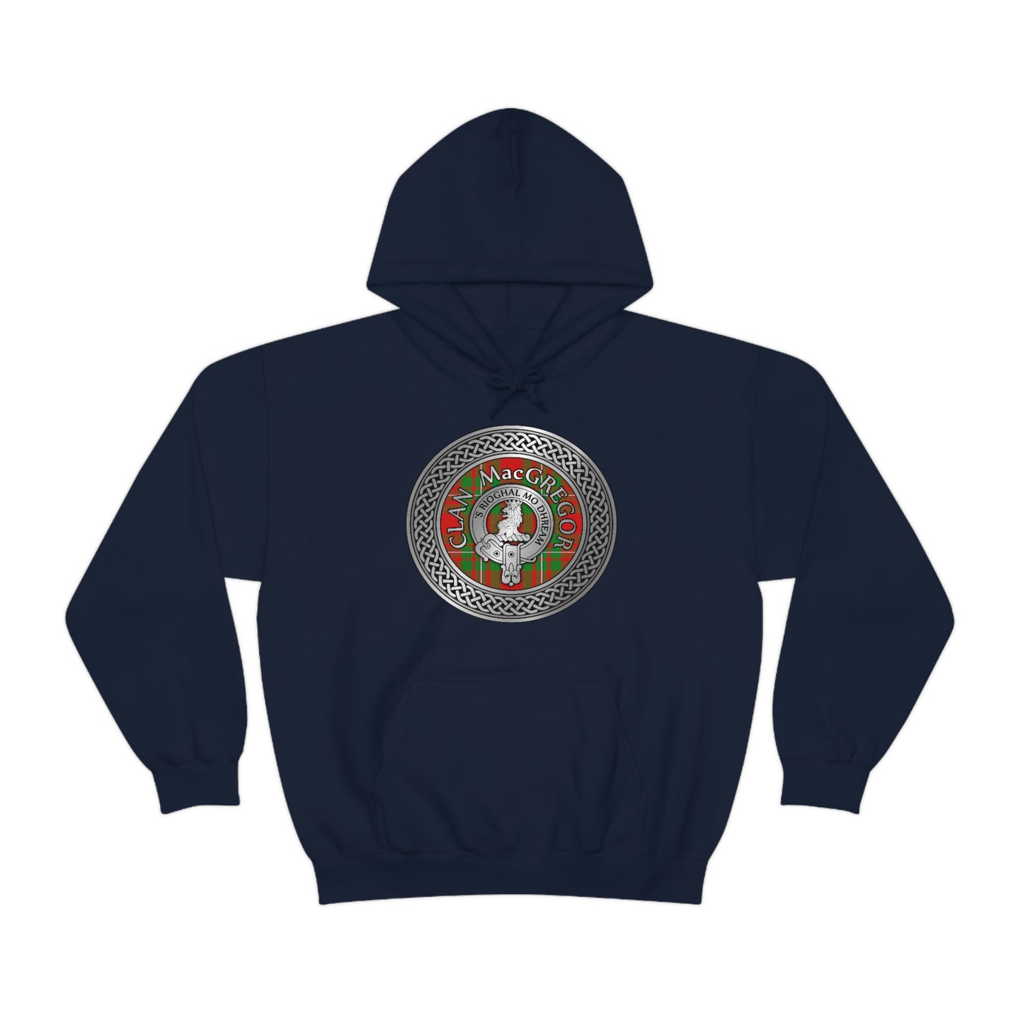 Clan MacGregor Crest & Tartan Unisex Heavy Blend™ Hooded Sweatshirt