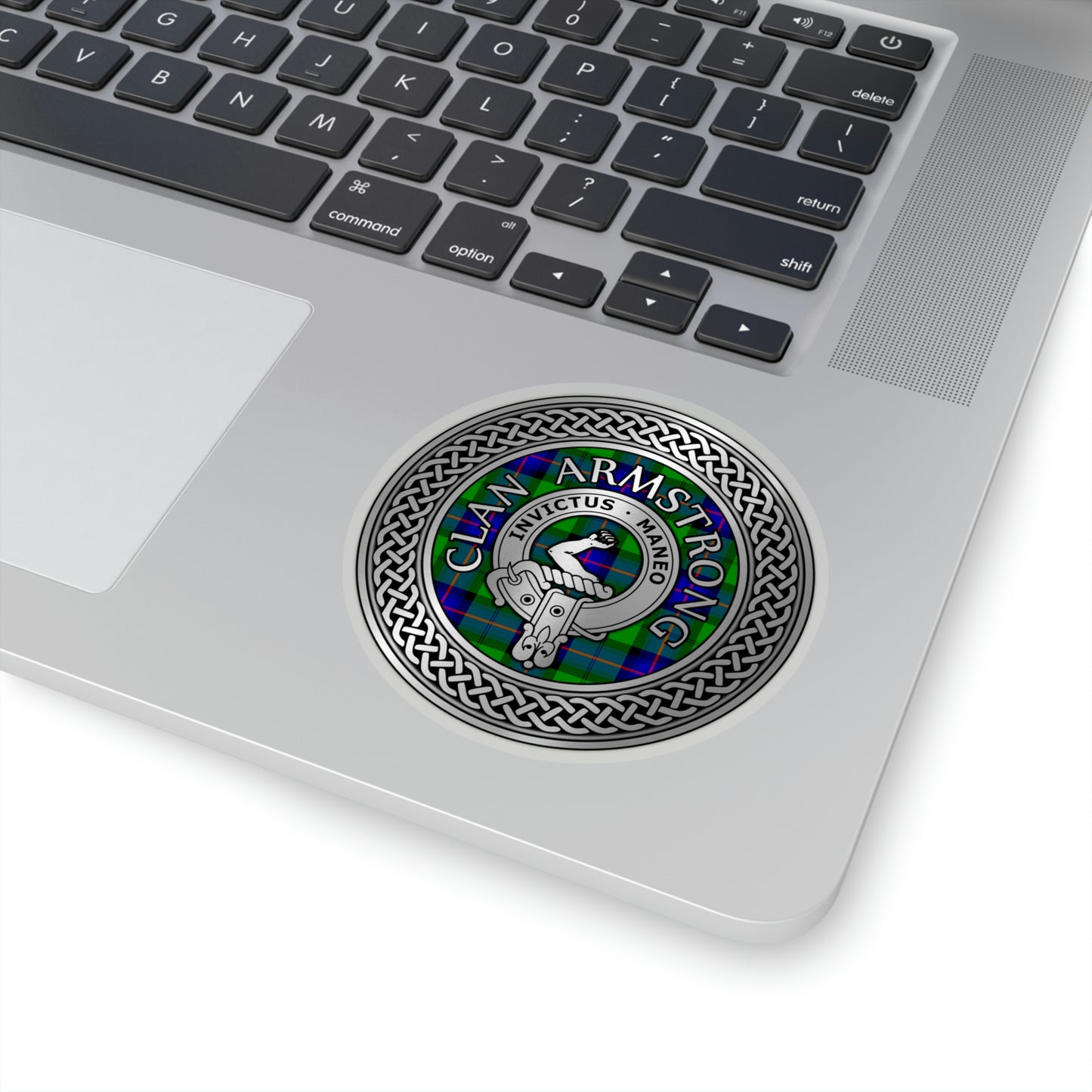 Clan Armstrong Crest & Tartan Kiss-Cut Stickers