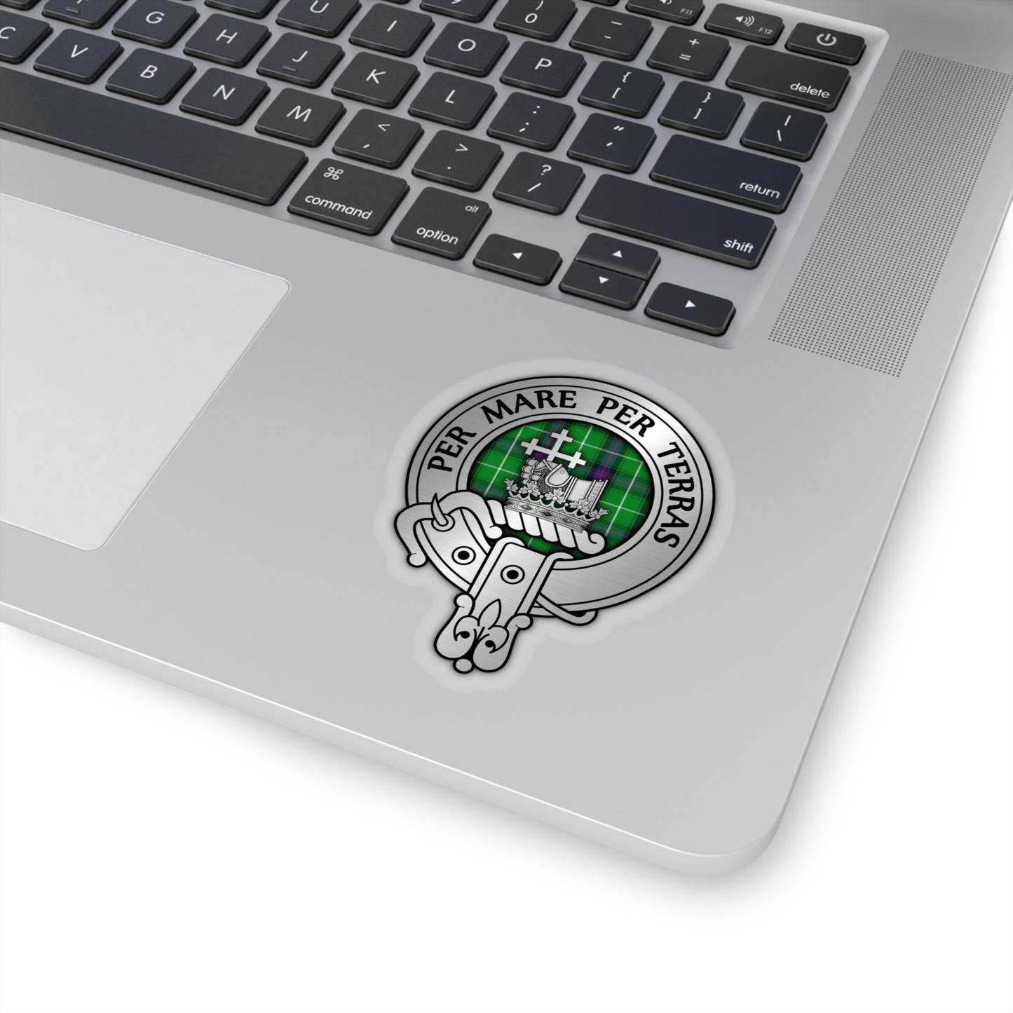 Clan MacDonald Crest & Tartan Kiss-Cut Stickers