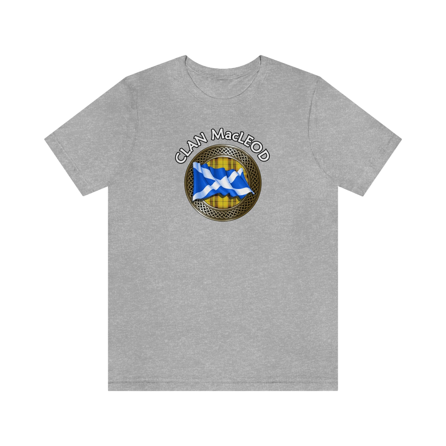 Clan MacLeod Tartan Knot & Flag T-Shirt