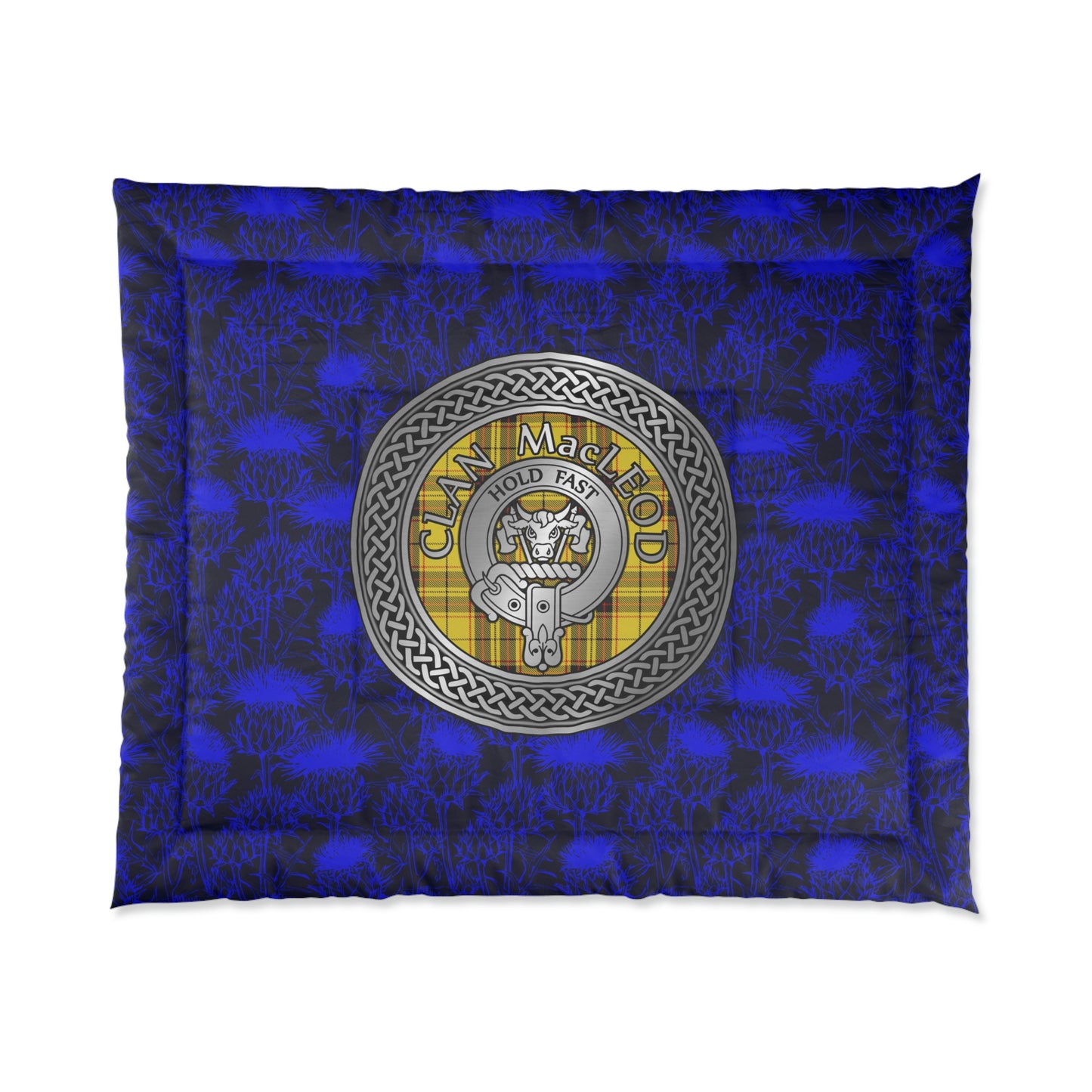 Clan MacLeod Crest & Tartan Comforter