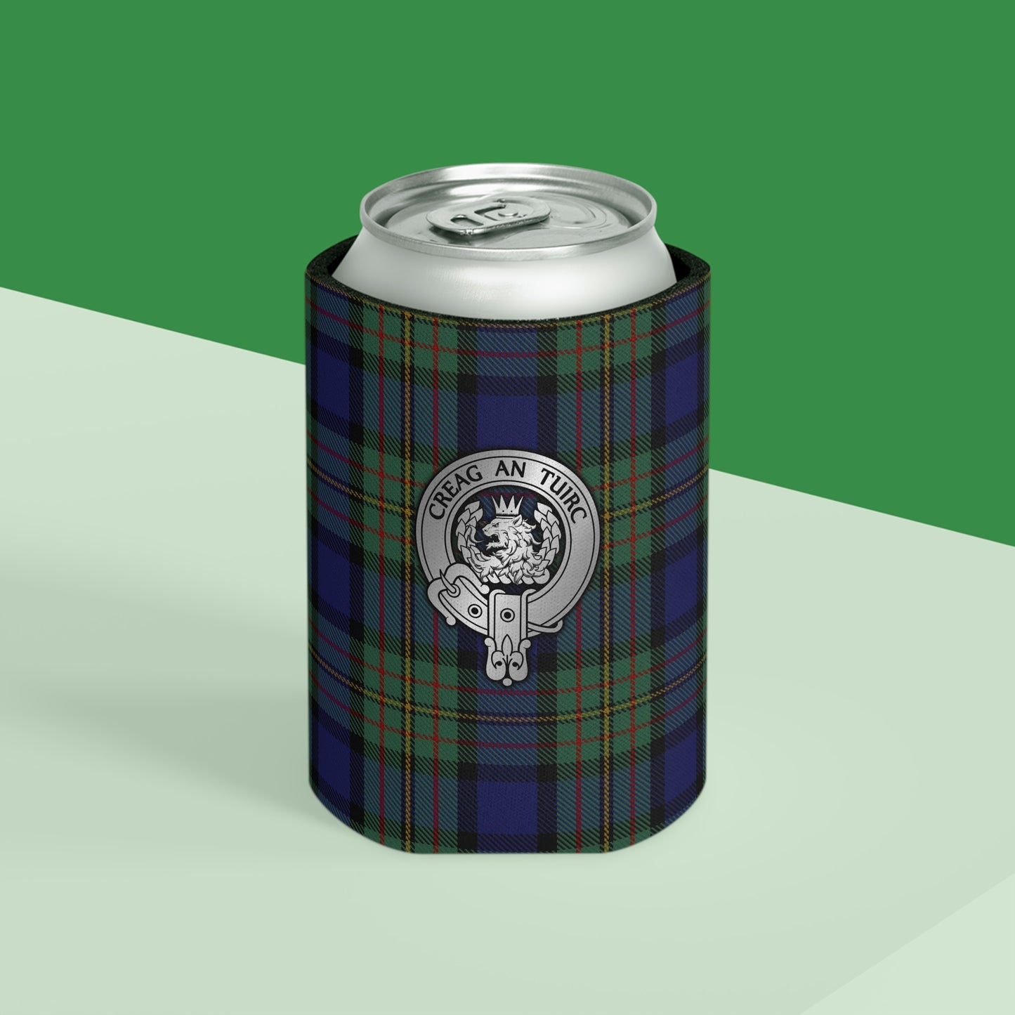 Clan MacLaren Crest & Tartan Can Cooler