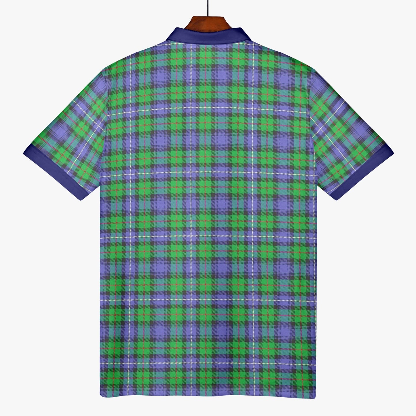 Clan Donnachaidh Hunting Tartan & Crest AOP Men Polo Shirt