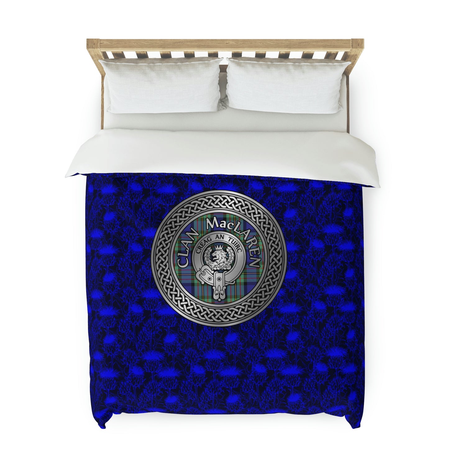 Clan MacLaren Crest & Celtic Knot | Thistle | Duvet Cover