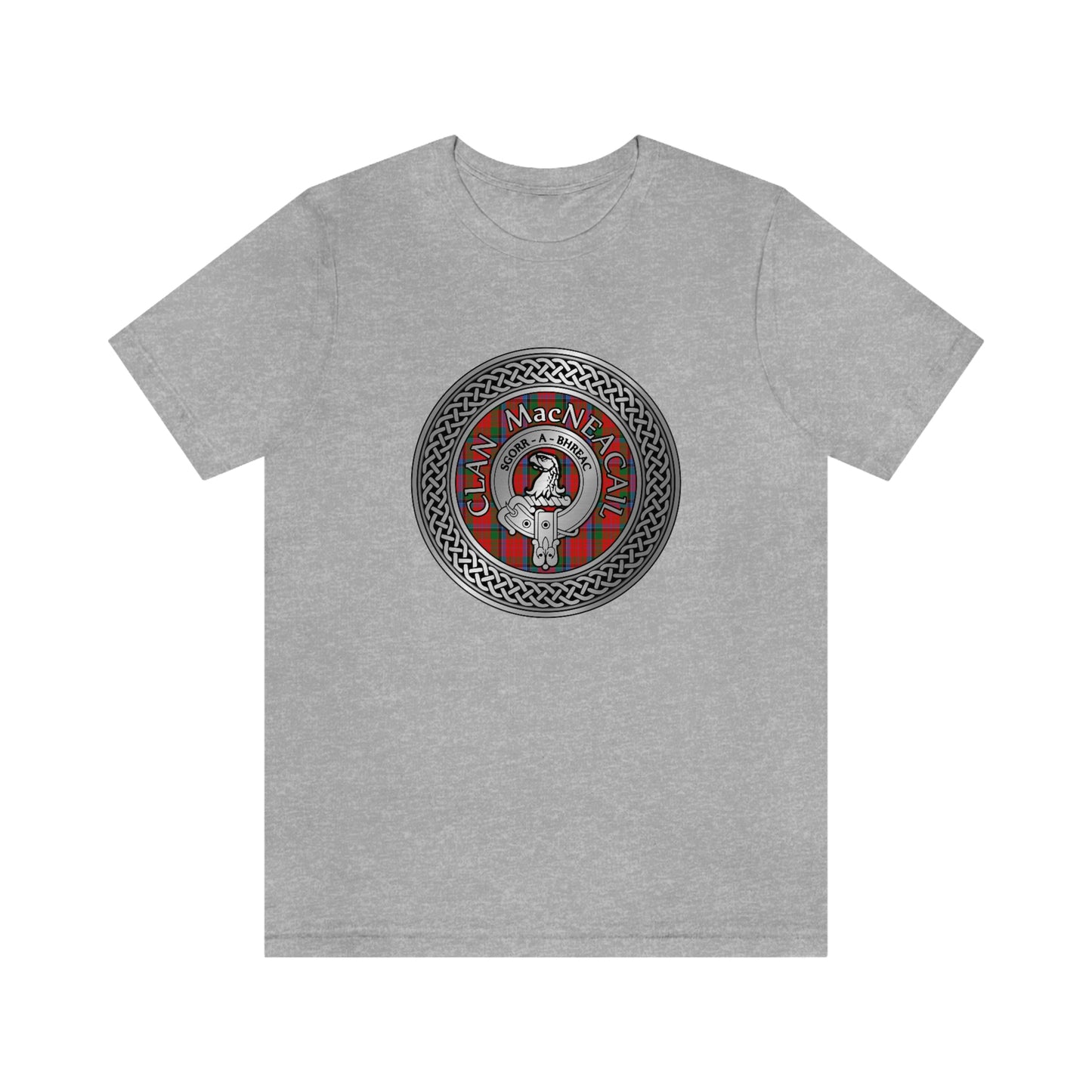 Clan MacNicol Crest & Tartan Knot T-Shirt