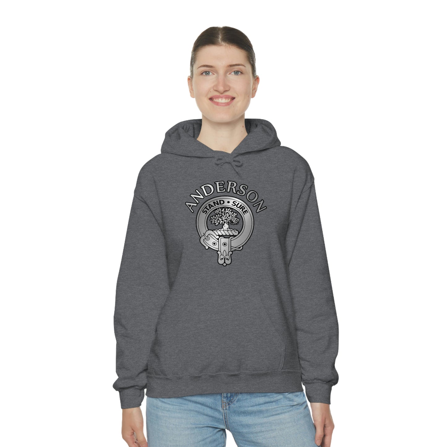 Clan Anderson Crest Unisex Heavy Blend™ Hooded Sweatshirt