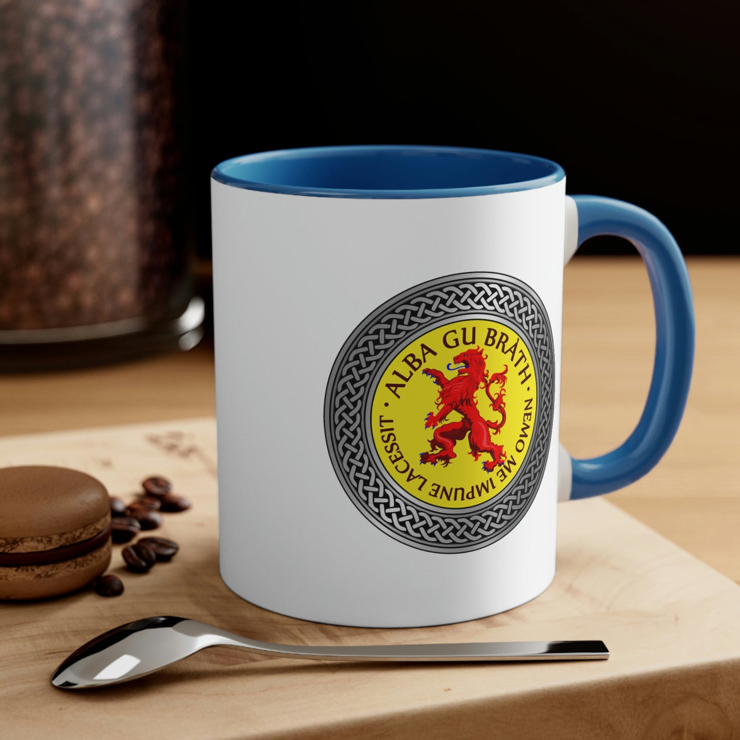 Alba Gu Brath Lion Rampant Knot Accent Coffee Mug, 11oz