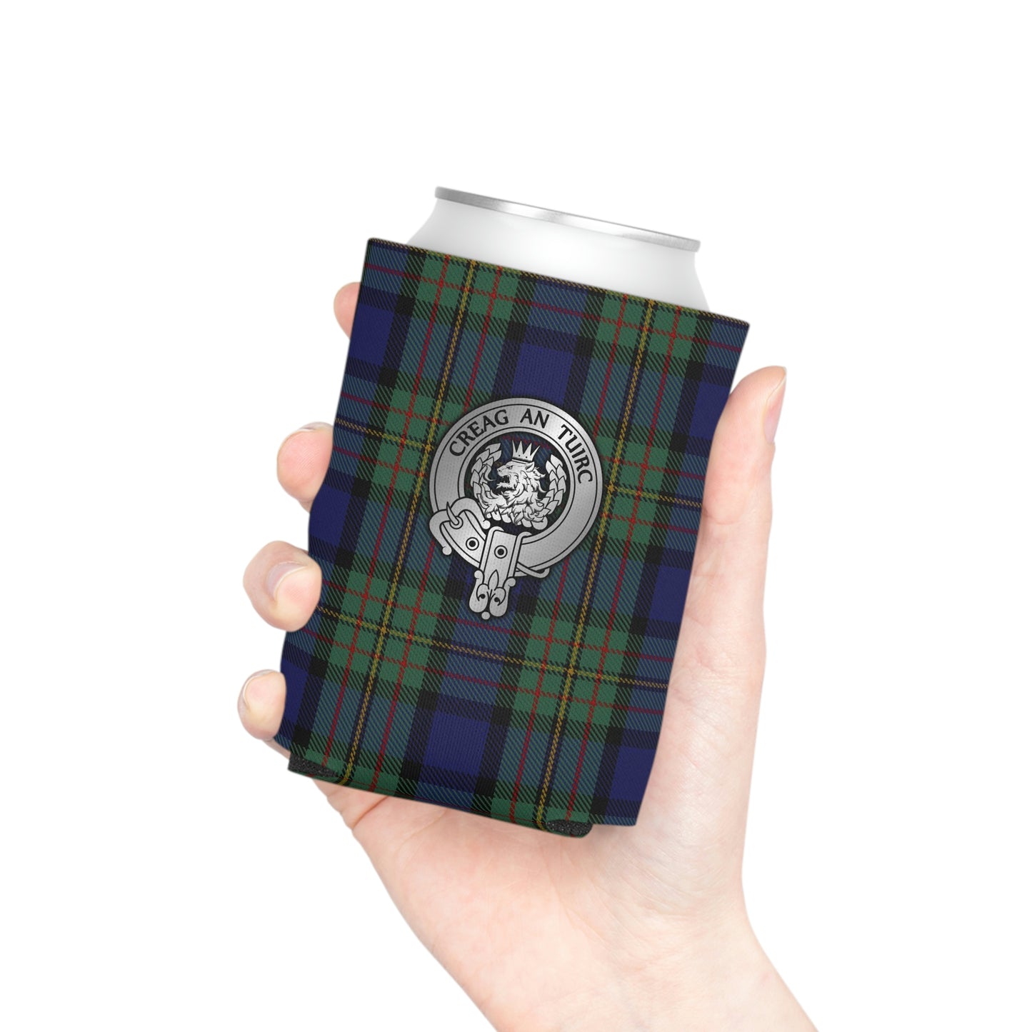 Clan MacLaren Crest & Tartan Can Cooler