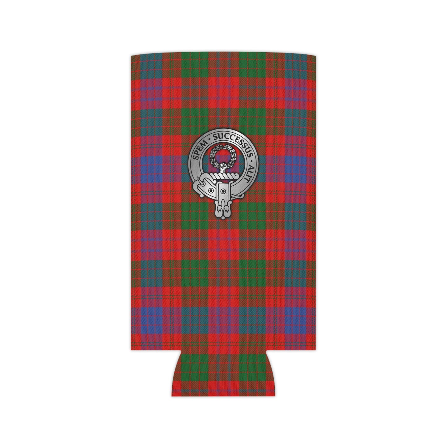 Clan Ross Crest & Tartan Can Cooler