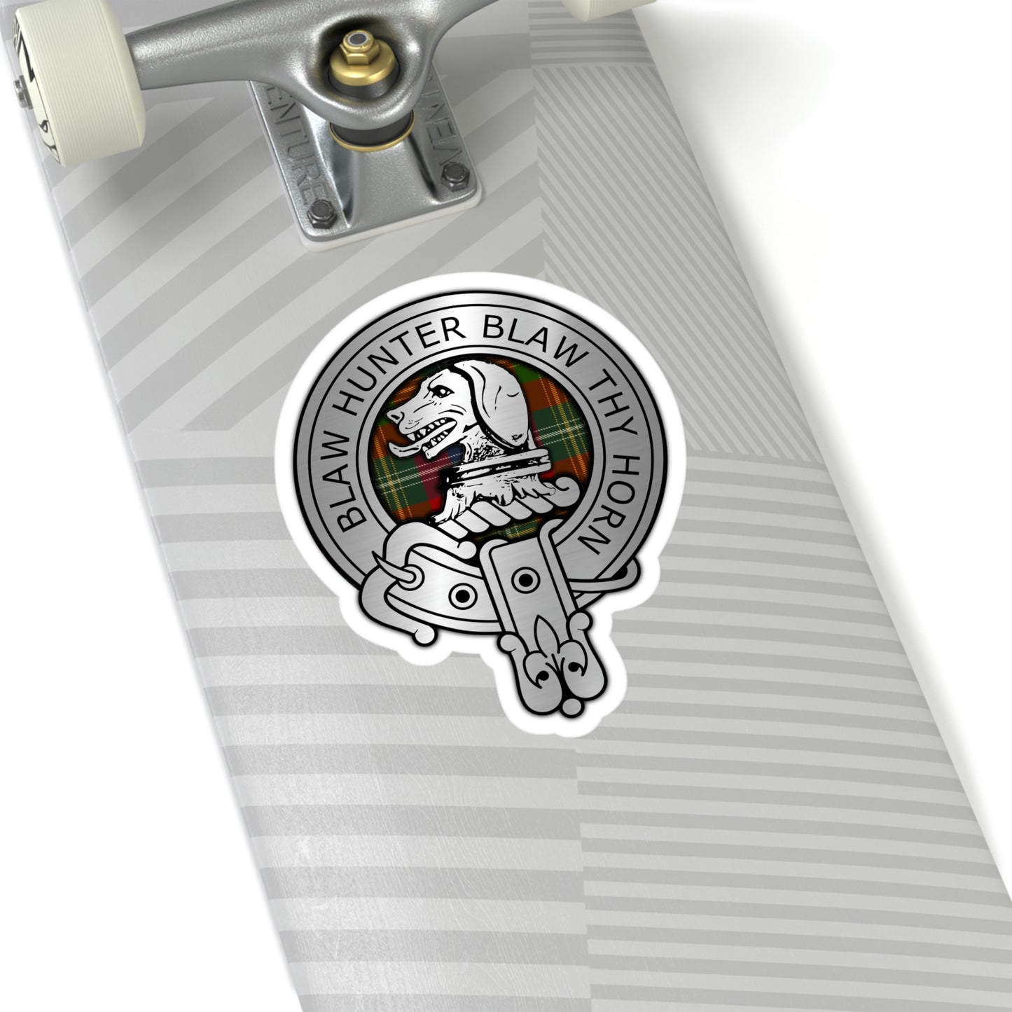 Clan Forrester Crest & Tartan Kiss-Cut Stickers