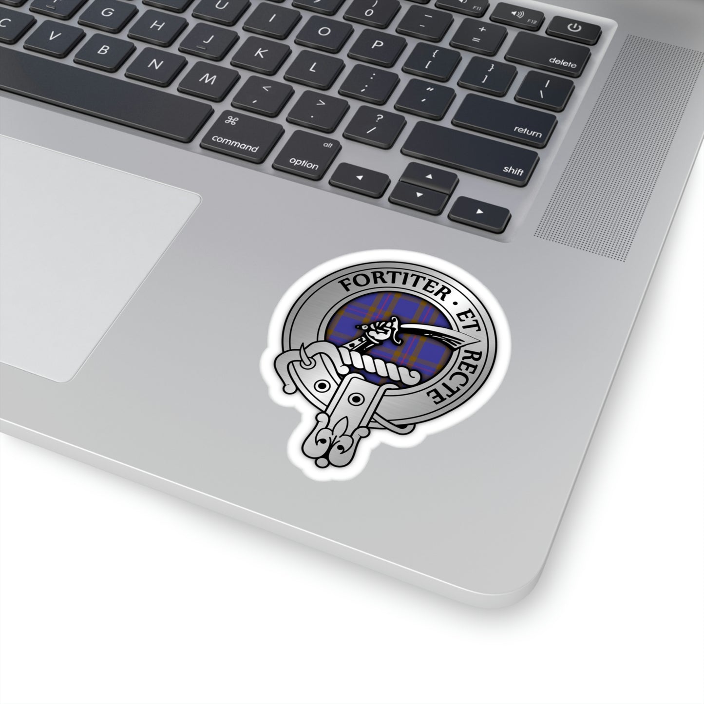 Clan Eliott Crest & Tartan Kiss-Cut Stickers