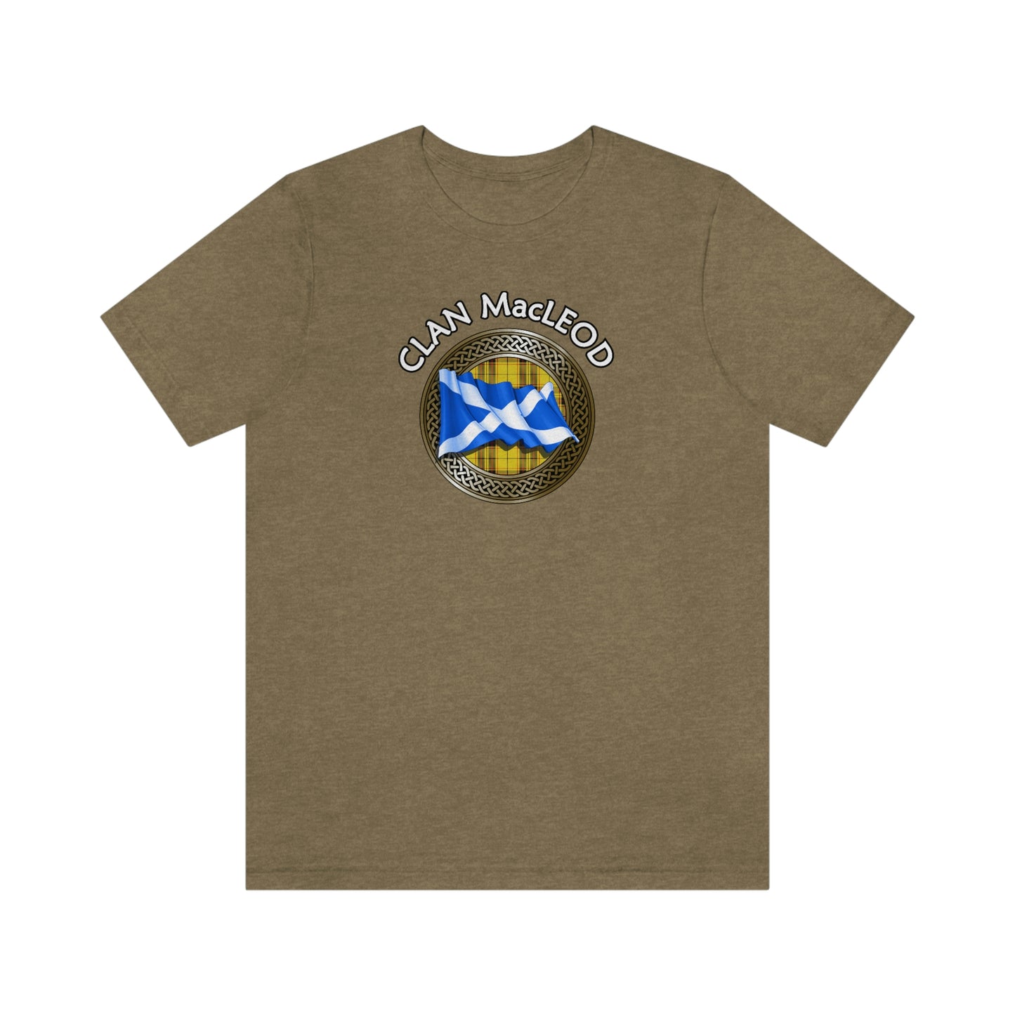 Clan MacLeod Tartan Knot & Flag T-Shirt